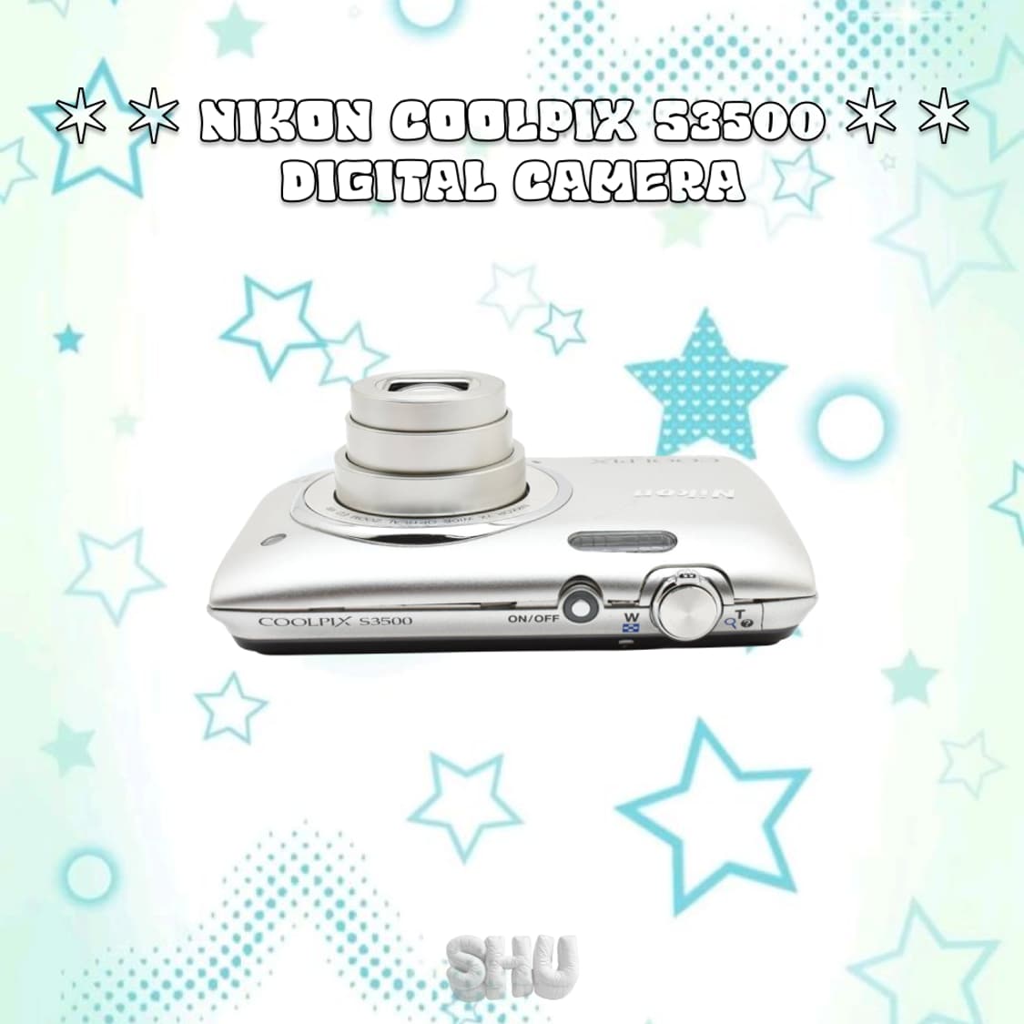니콘 쿨픽스 S3500 빈티지 디카 실버  상품이미지6
