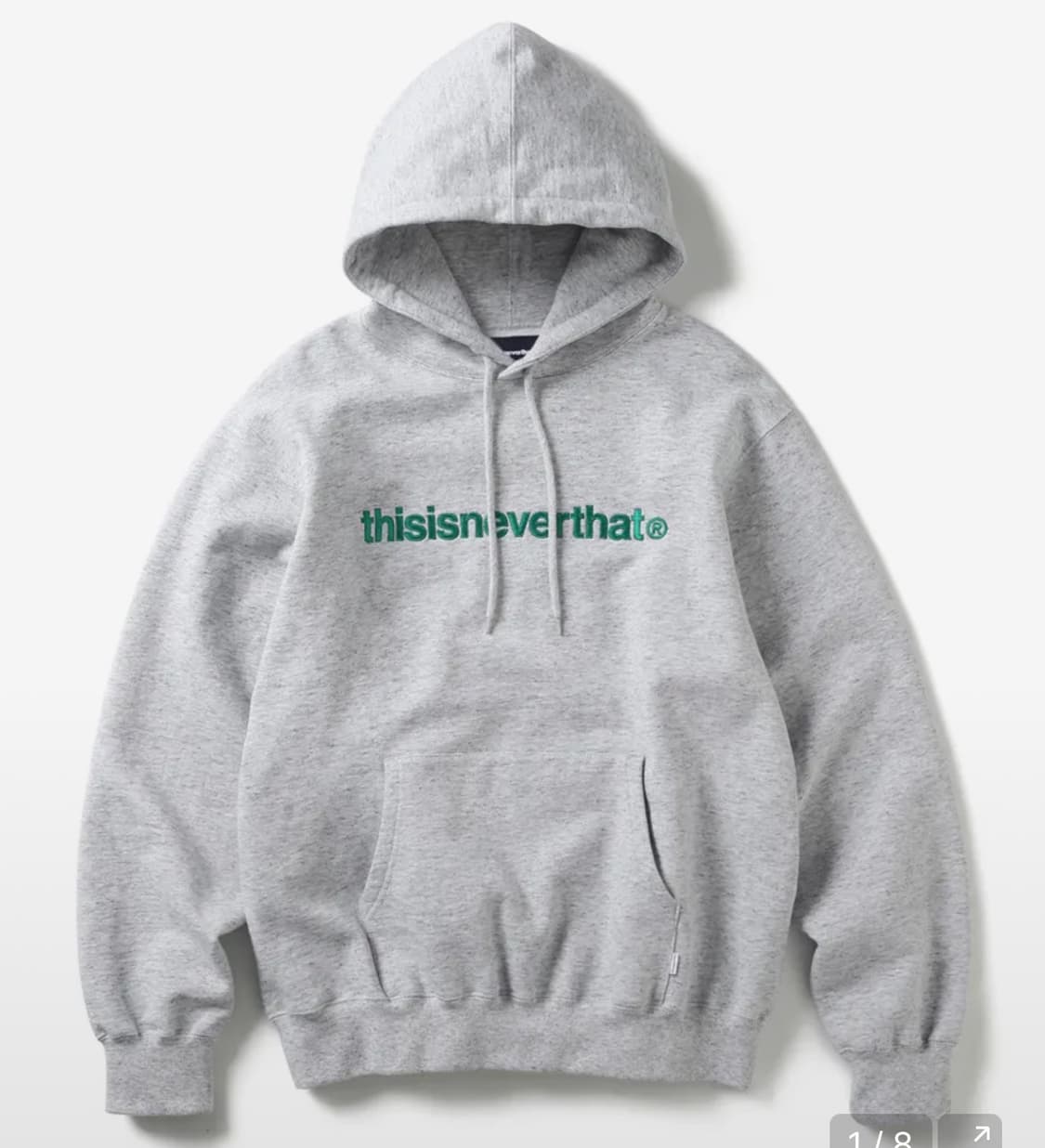 21FW T-Logo Hoodie - Light Heather Grey 상품이미지1