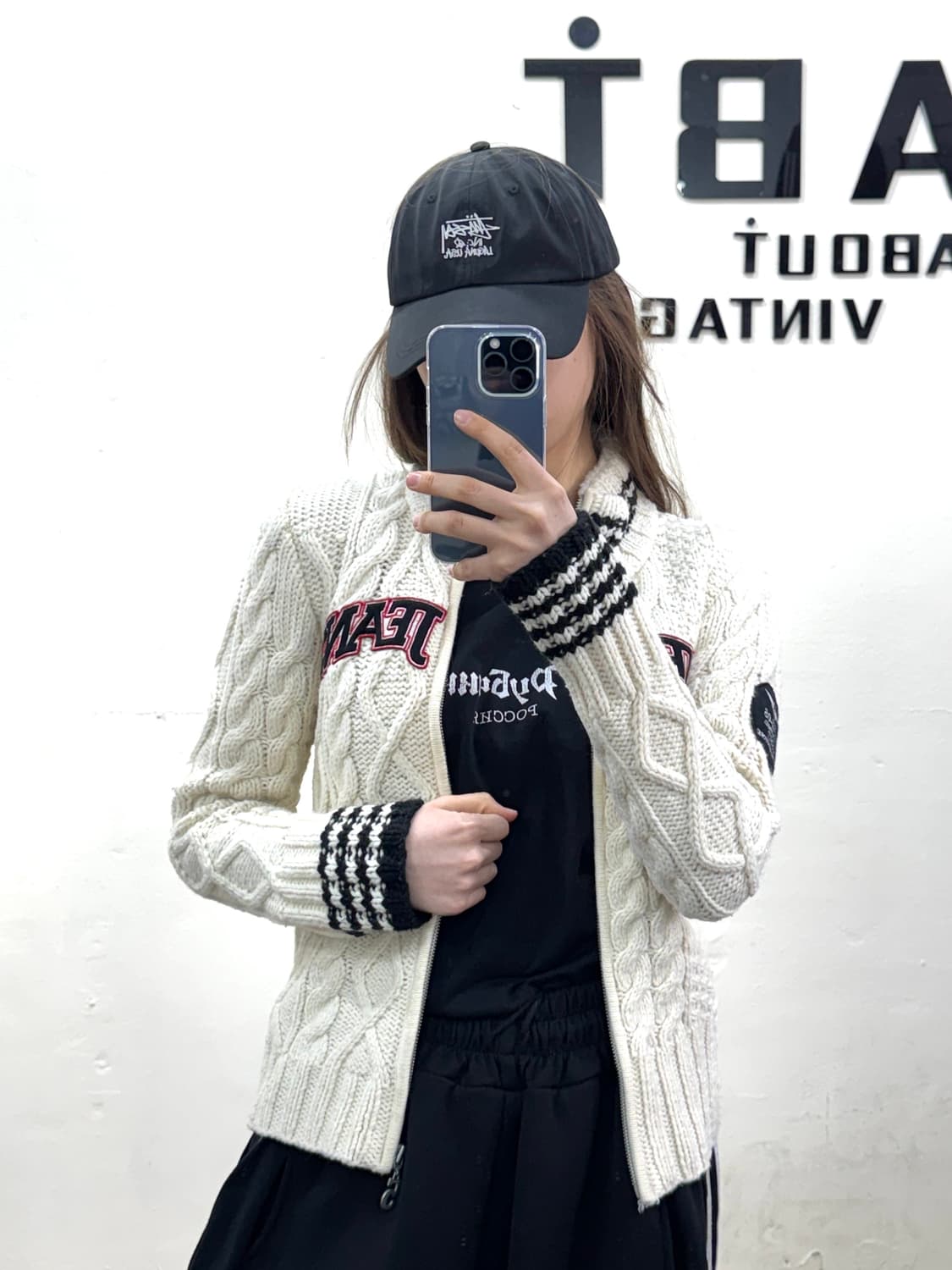 푸부 FUBU 니트 집업 상품이미지2