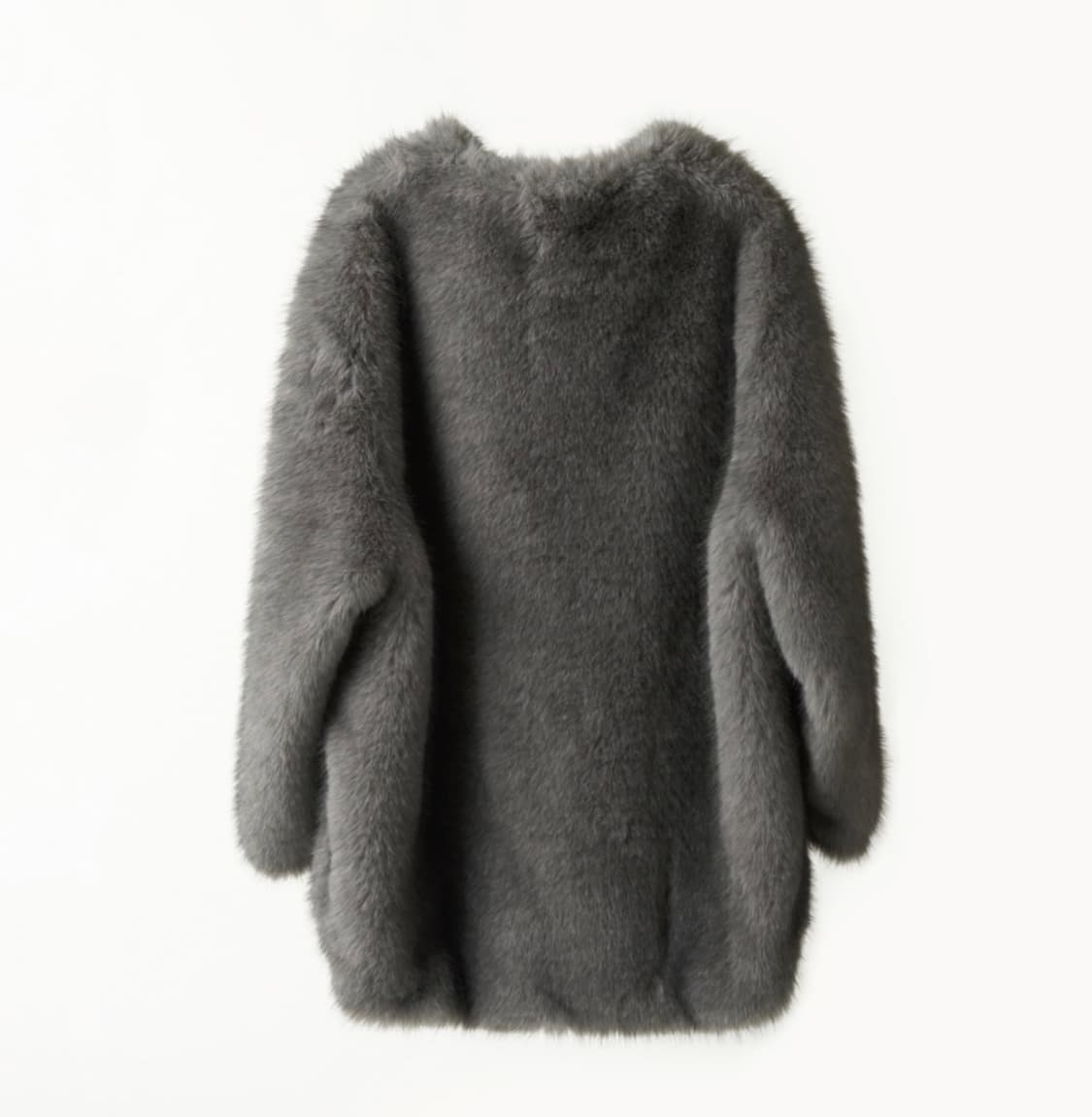 플리즈프로젝트 퍼 자켓 그레이 상품이미지2