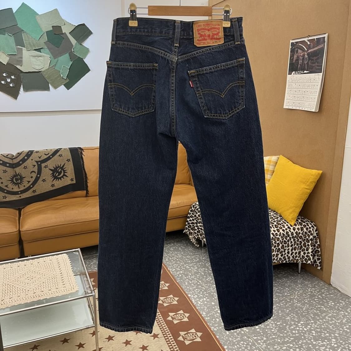 리바이스 555 96 모던시크 캐주얼 진청 데님팬츠 28인치 C10319 상품이미지4