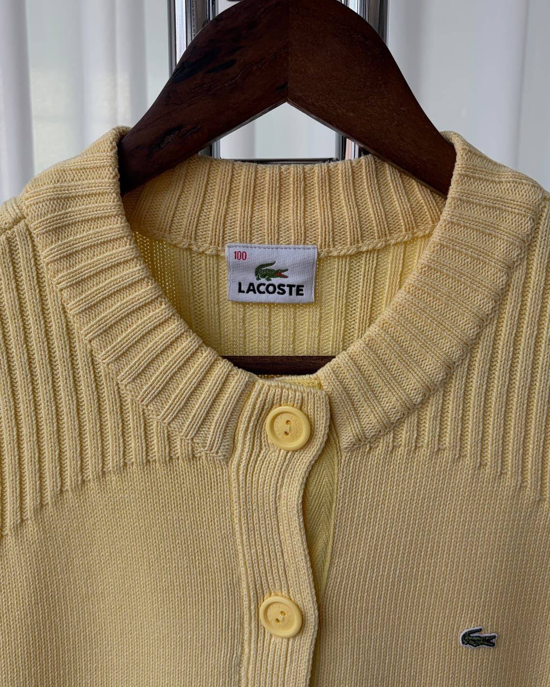 [M]라코스테 여성 코튼 니트 가디건 상품이미지7