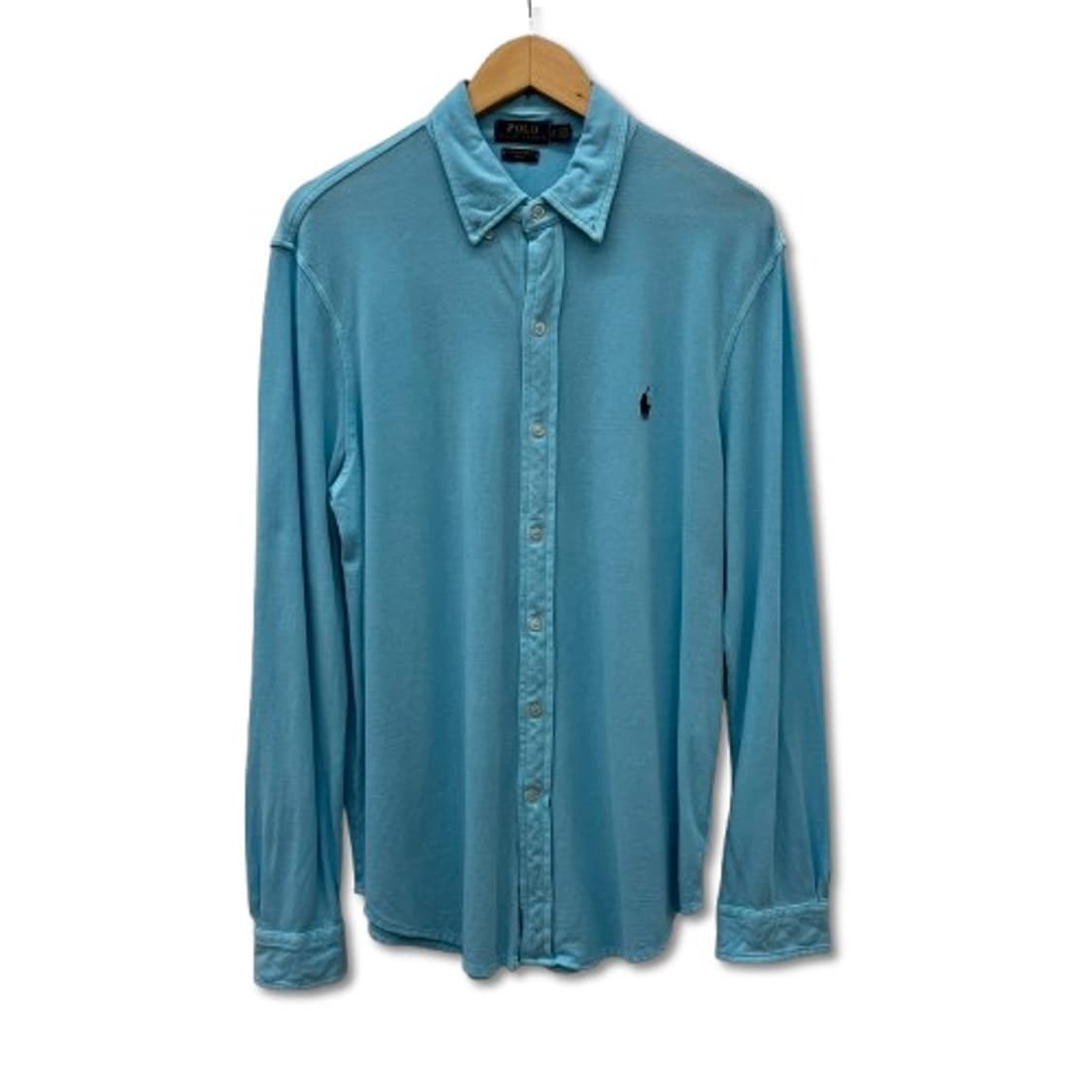 폴로 랄프로렌 라이트 블루 버튼다운 셔츠 상품이미지1