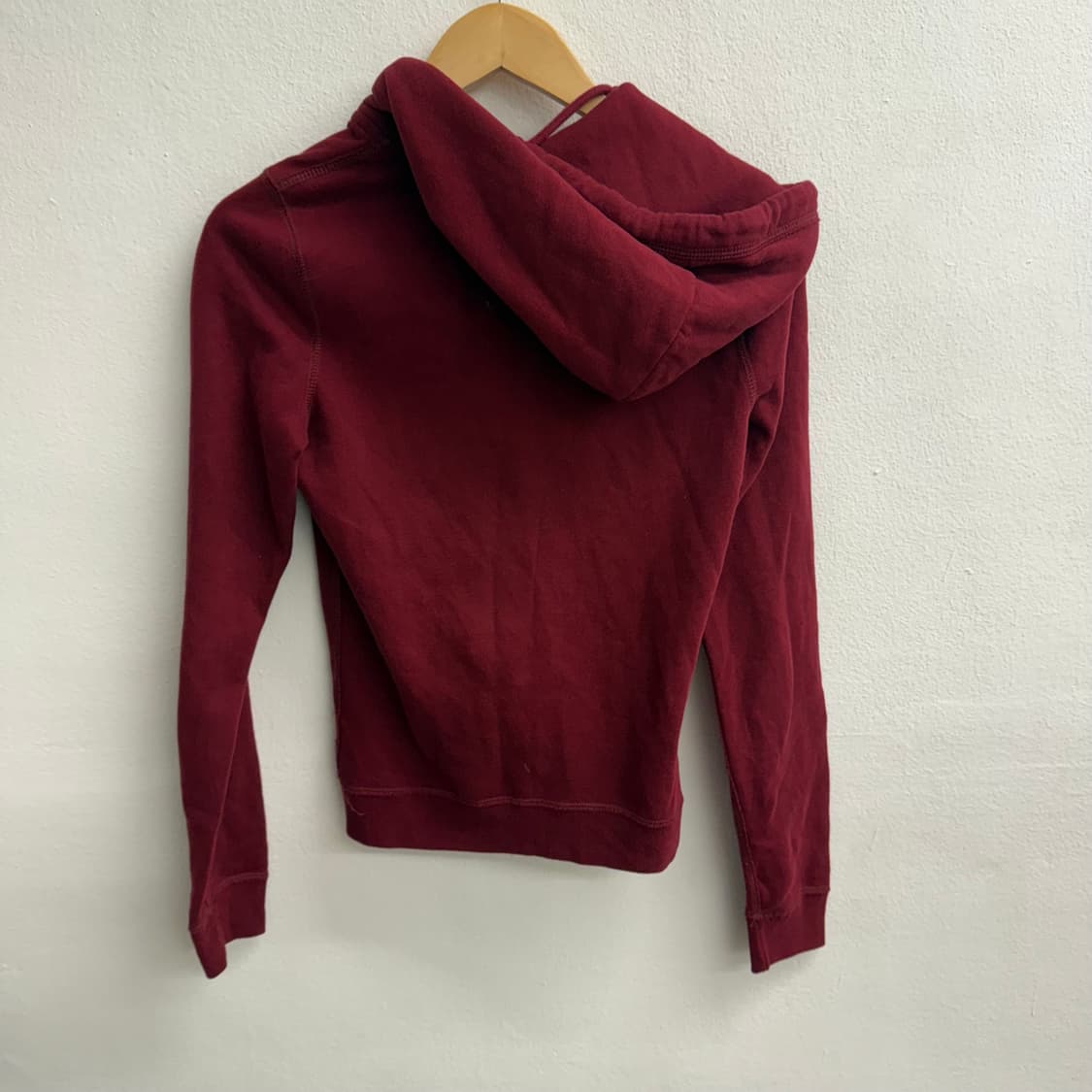 홀리스터 버건디 후드집업 1922 S 상품이미지3