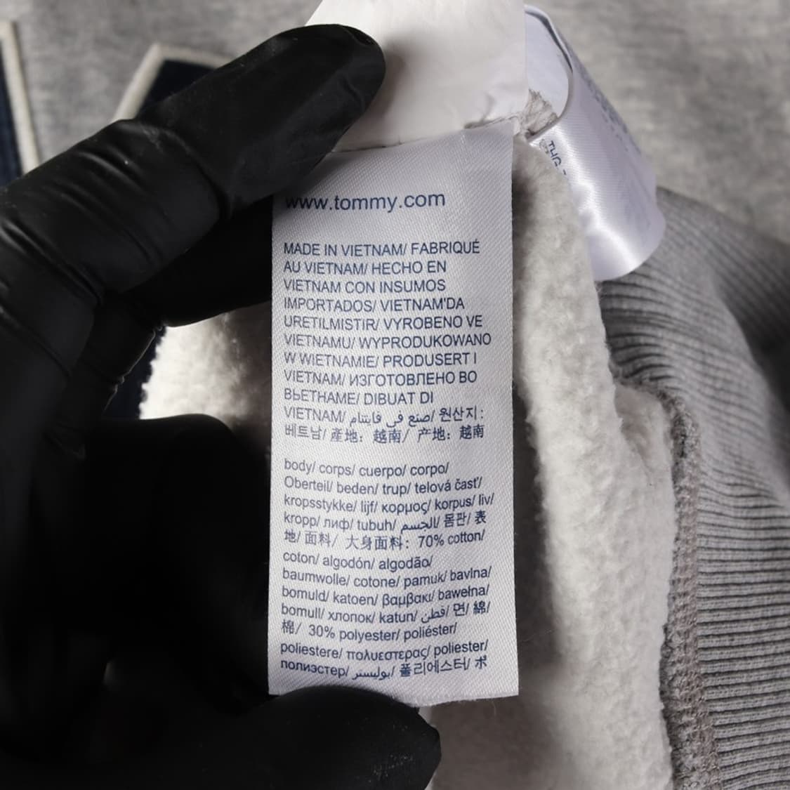 타미힐피거 그레이 아치 빅로고 맨투맨 XL 상품이미지6