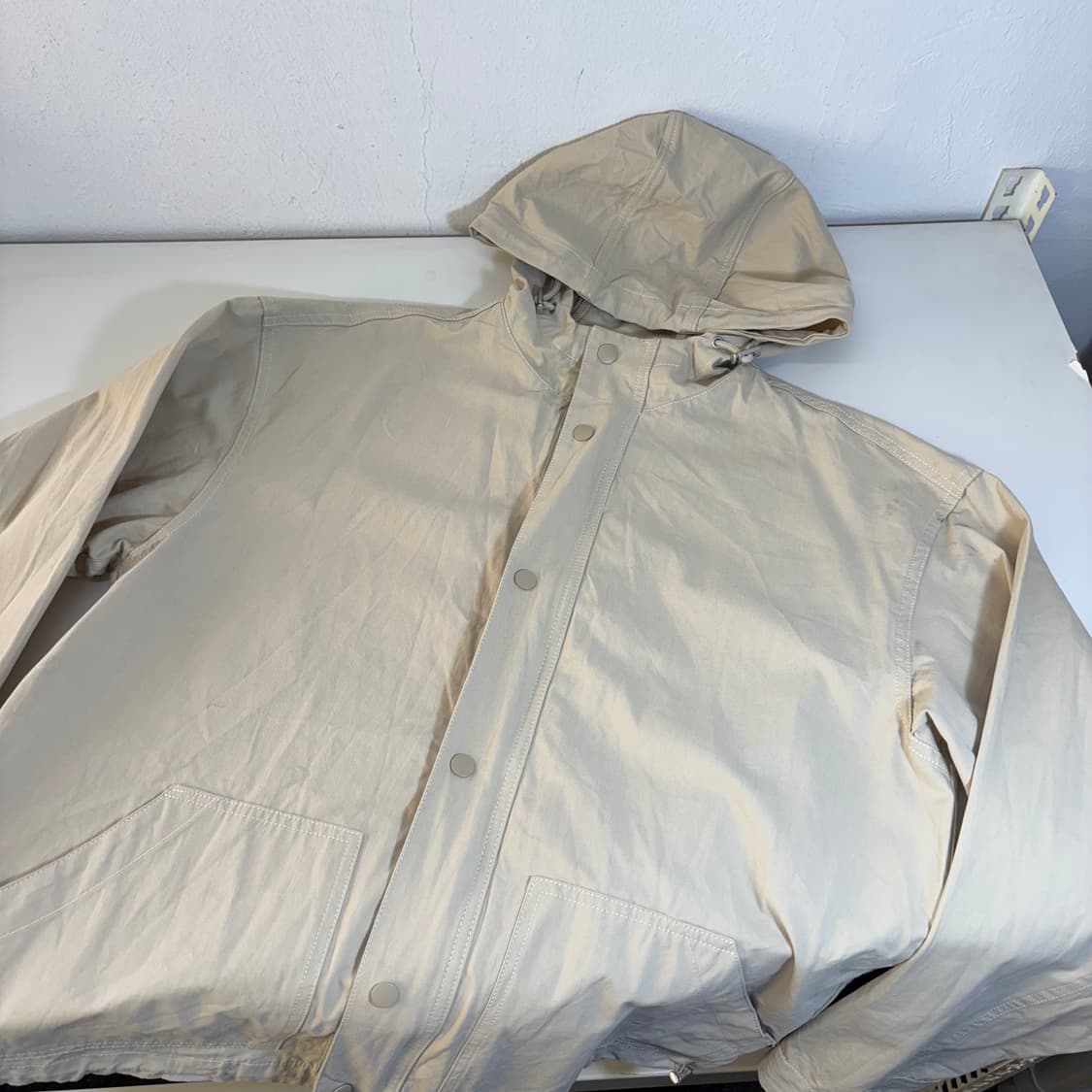 M 파르티멘토 연베이지 오버핏 후드자켓 상품이미지1