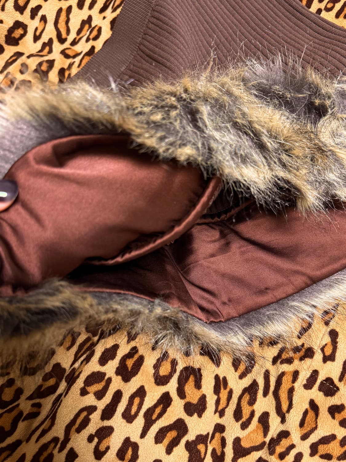 HinaYoshiharaxSLY 니트 퍼 미니 스커트 상품이미지5