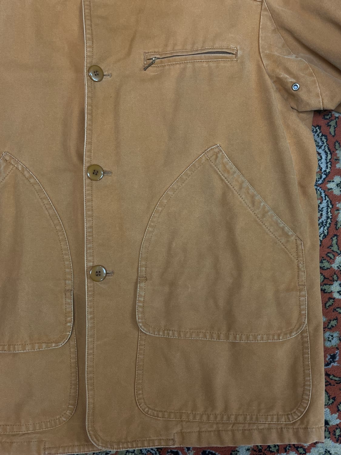 [L] VAN JAC jpn빈티지 헌팅 자켓 베이지 상품이미지5