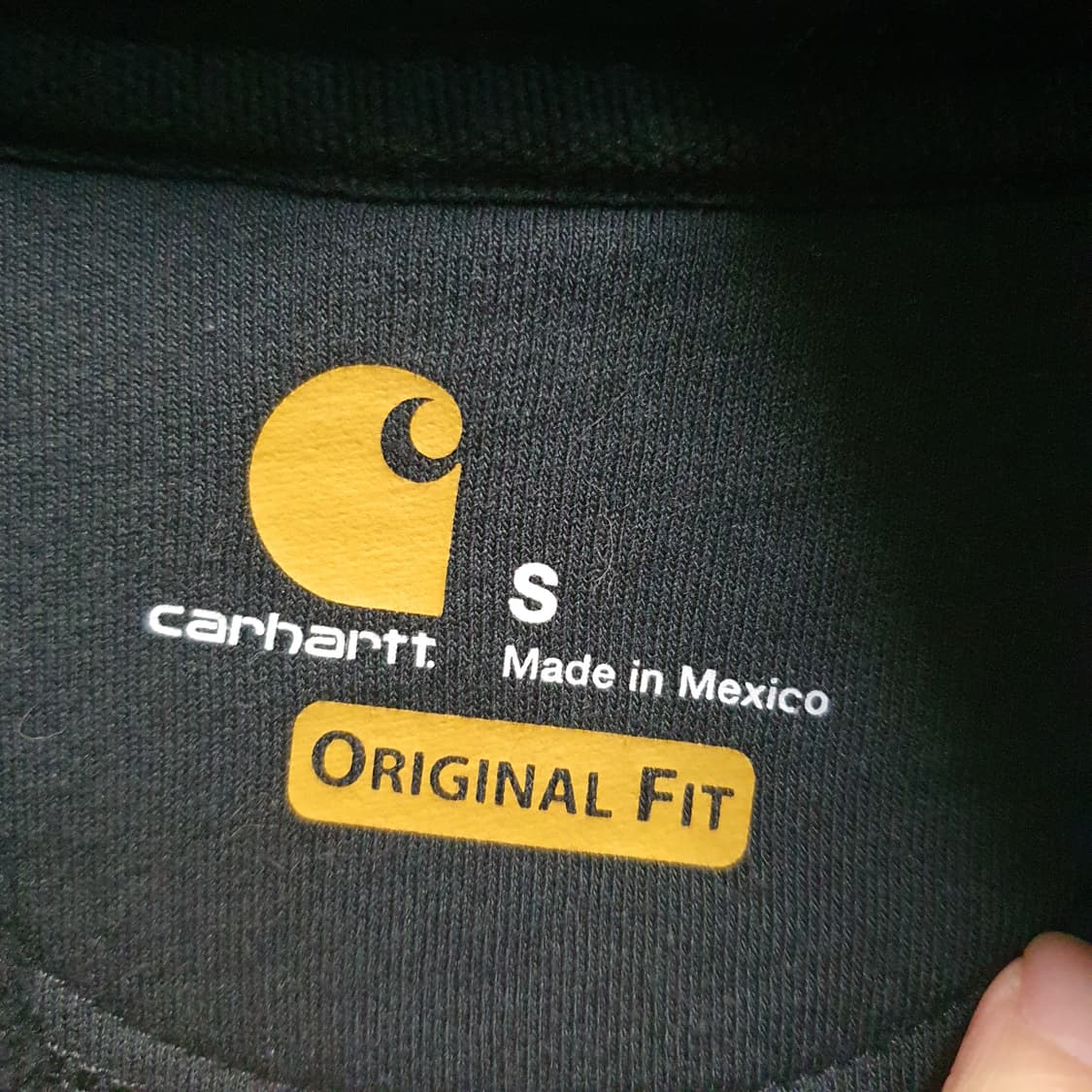 칼하트 오리지널 블랙 후드티  상품이미지4