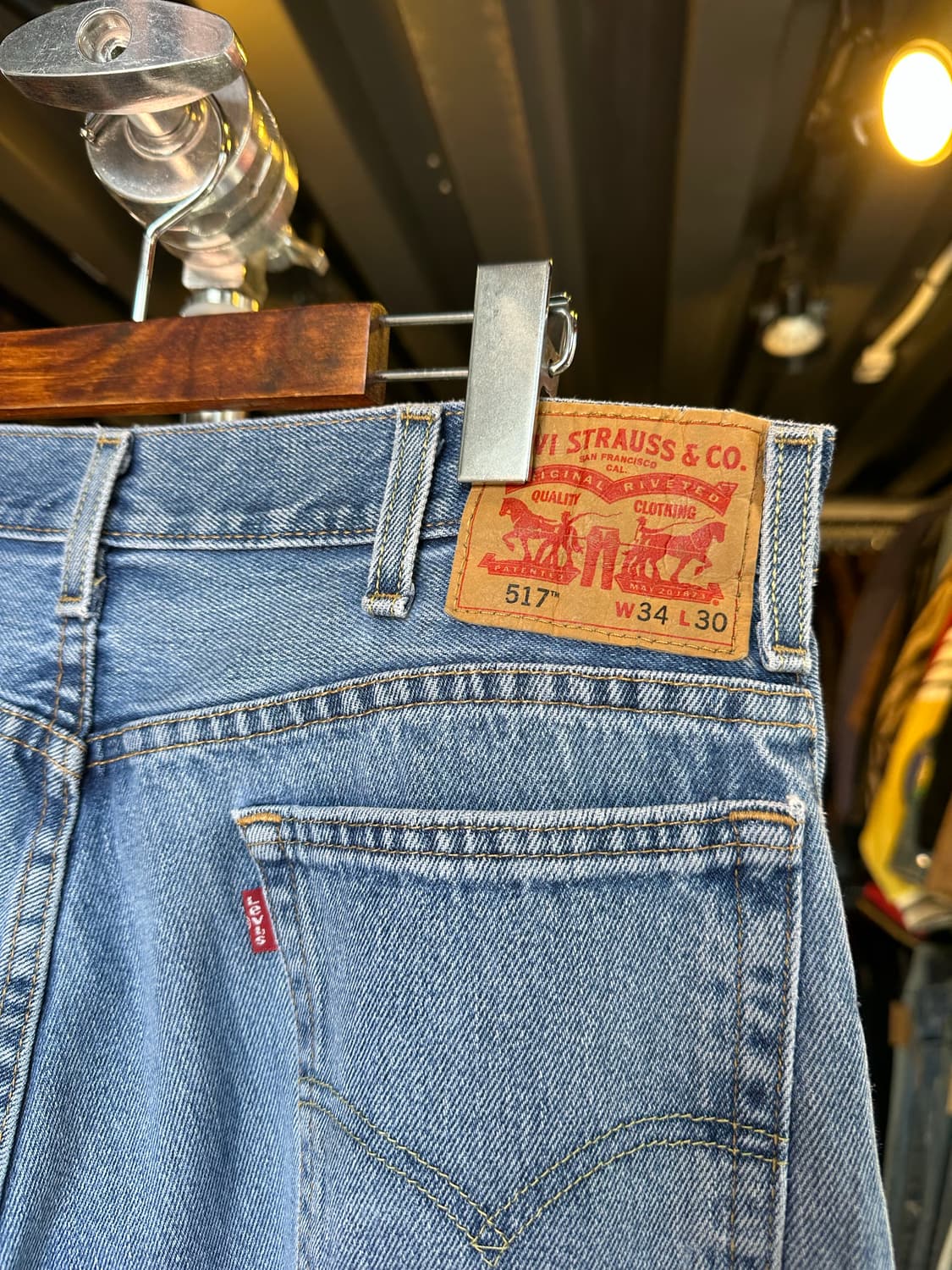 리바이스517 부츠컷 데님 팬츠 34x30 상품이미지6