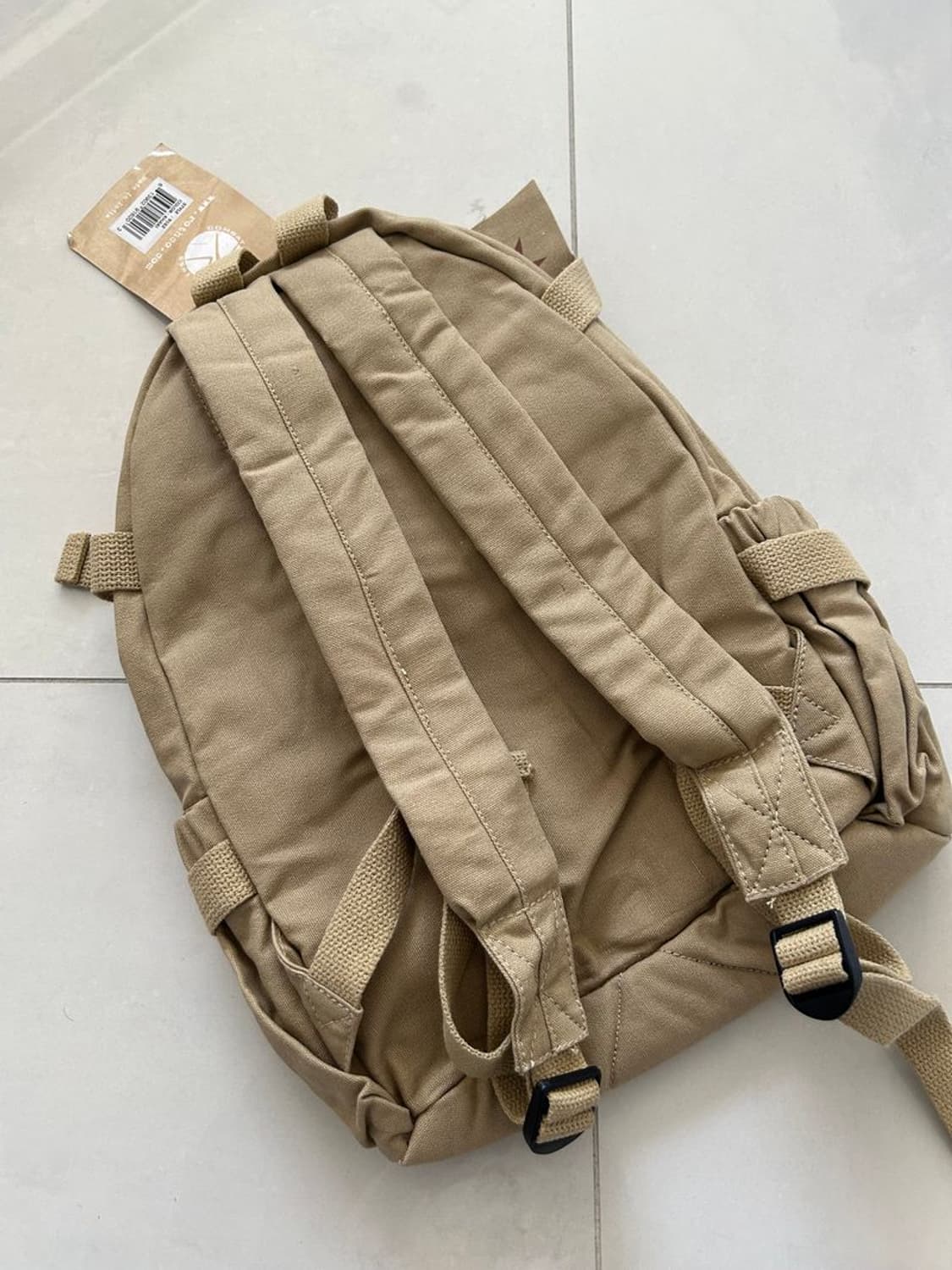 VINTAGE CANVAS COMPACT BACKPACK 컴팩트 백팩 상품이미지3