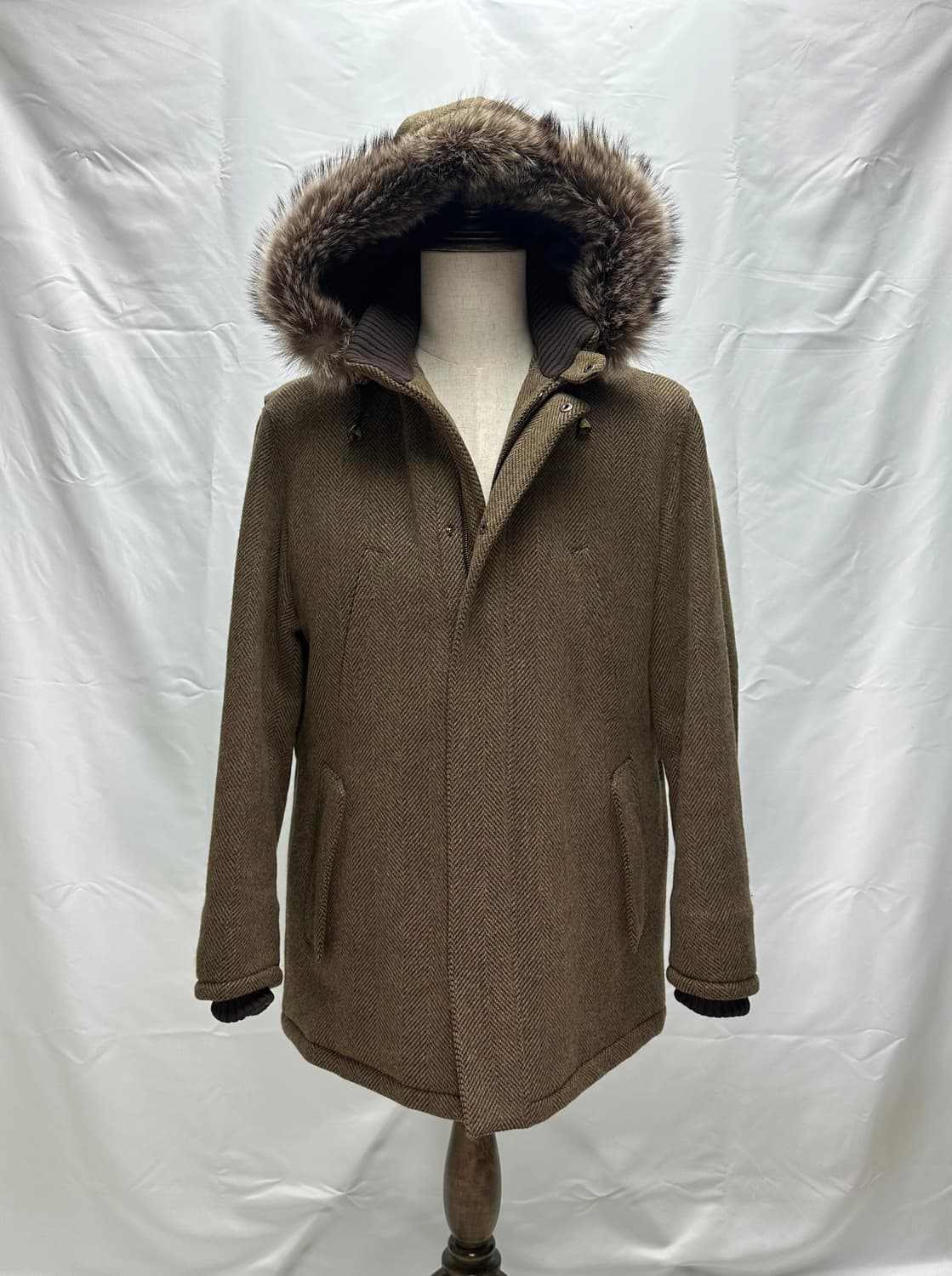 로로피아나 아이서 캐시미어 라쿤퍼 자켓 M(105) 판매 상품이미지1