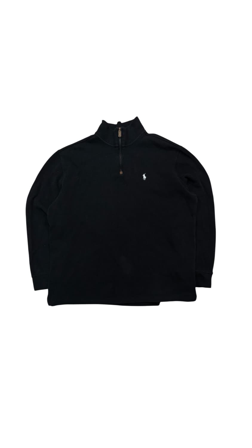 폴로 랄프로렌 하프집업 맨투맨 블랙 XL 상품이미지4