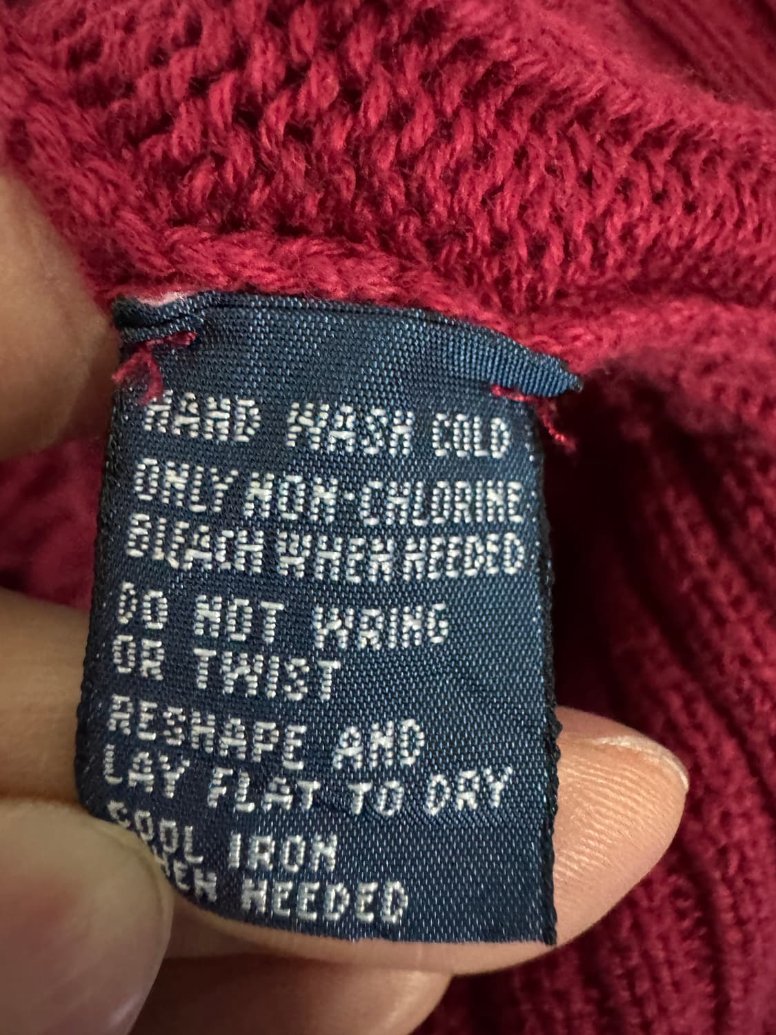 폴로 랄프로렌 빅 사이즈 코튼 니트 베스트 2XL 상품이미지4