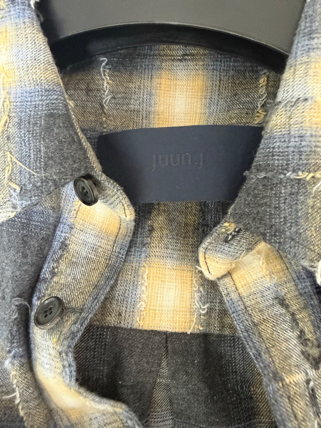 (25SS)준지 그리드 니들 체크 셔츠(8장일괄 구매시 이상품 드립니다) 상품이미지3