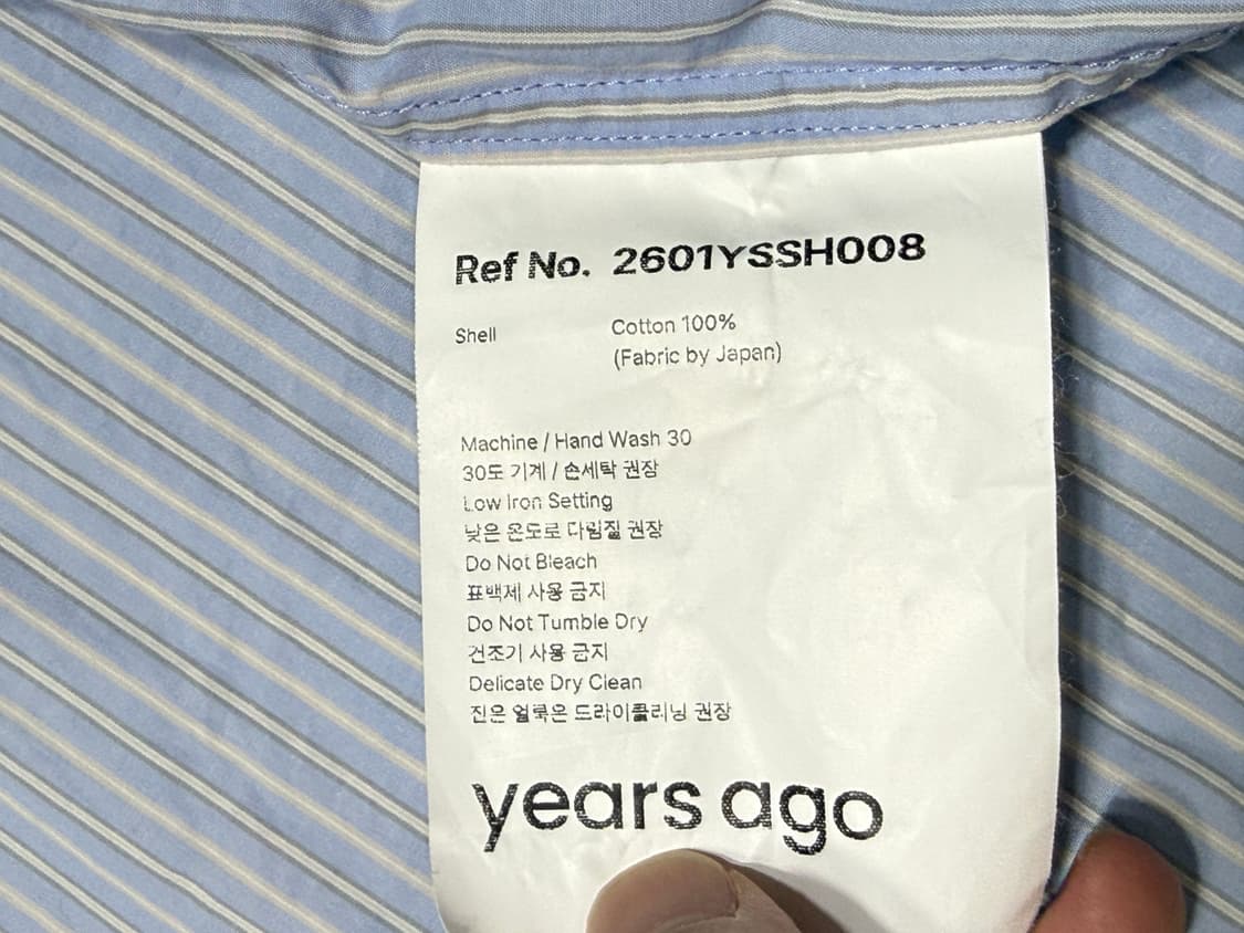 [2] 이얼즈어고 오가닉 코튼 워시드 포이카 셔츠 (뉴클래식핏) 상품이미지4