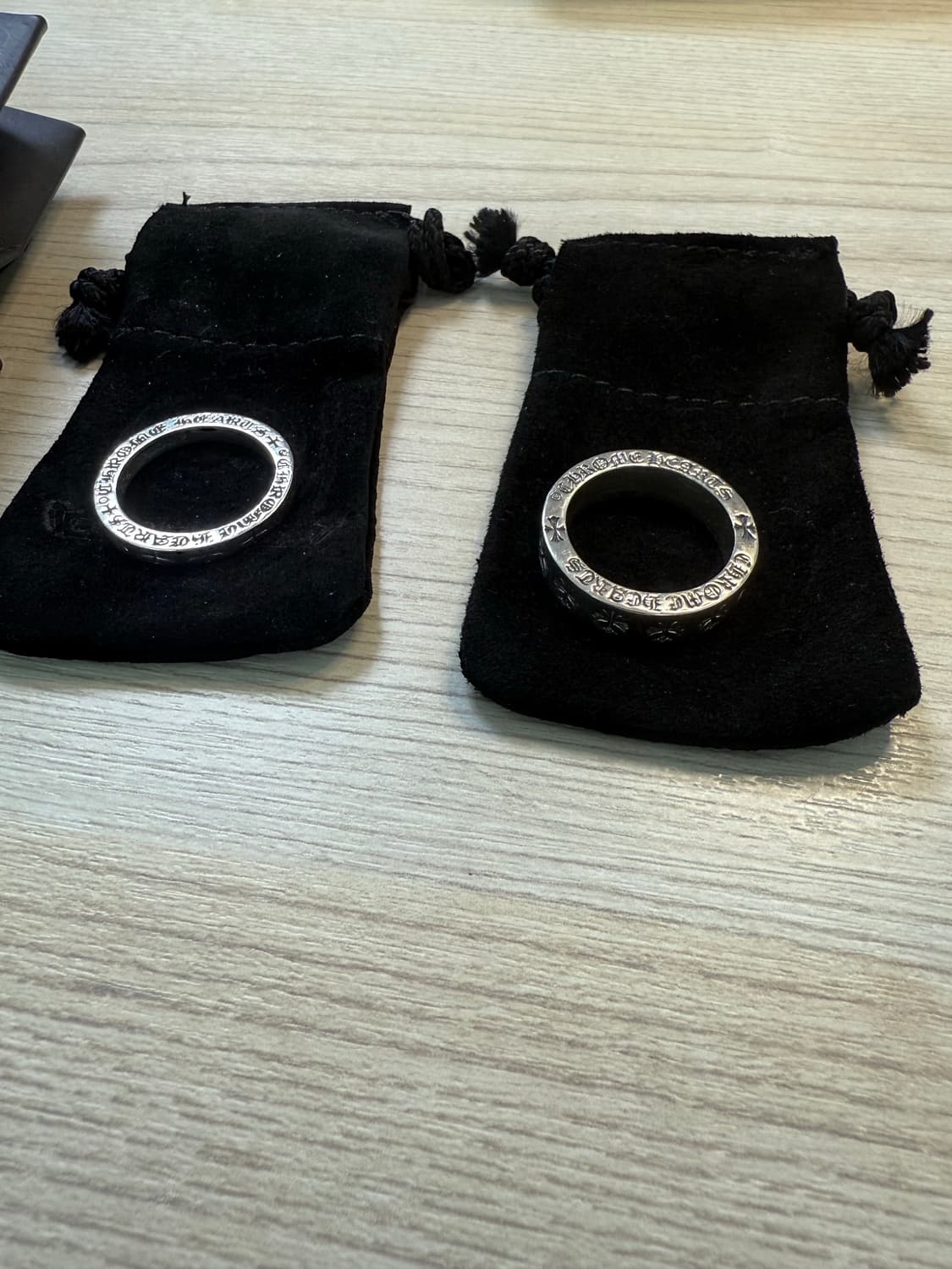 크롬하츠 3mm 퍽유링, 포에버링 us9 신본 상품이미지2