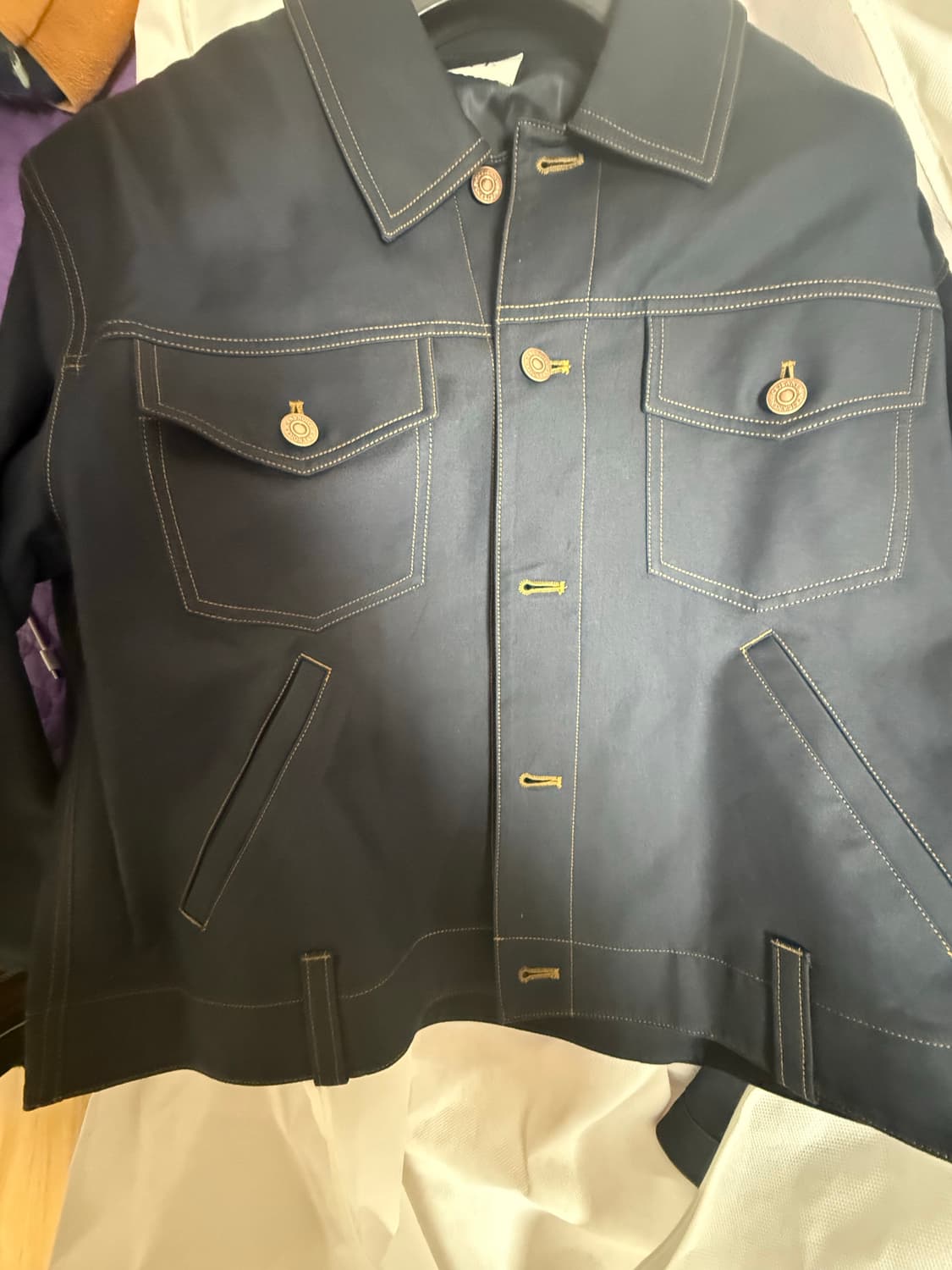 노이스  네이비 자켓 팝니다 상품이미지3