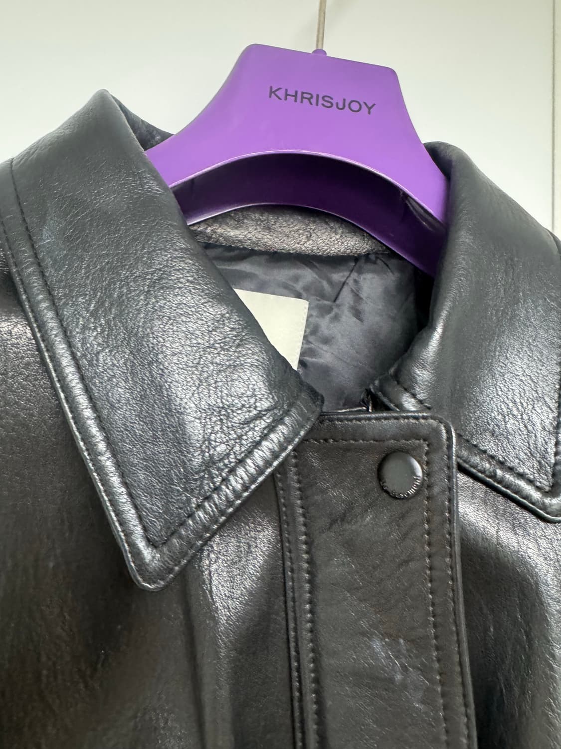 르베이스먼트 가죽 자켓 상품이미지2