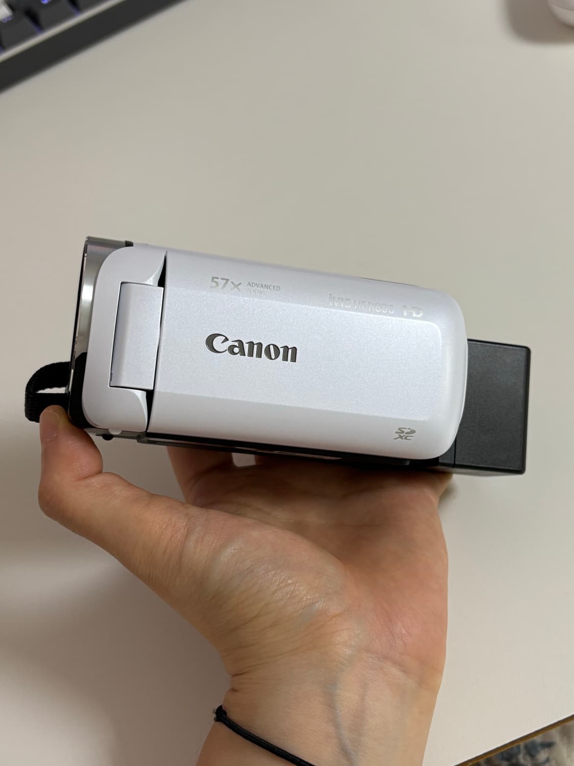 [새상품] canon ivis hf r800 (vixia 800) 화이트 상품이미지1