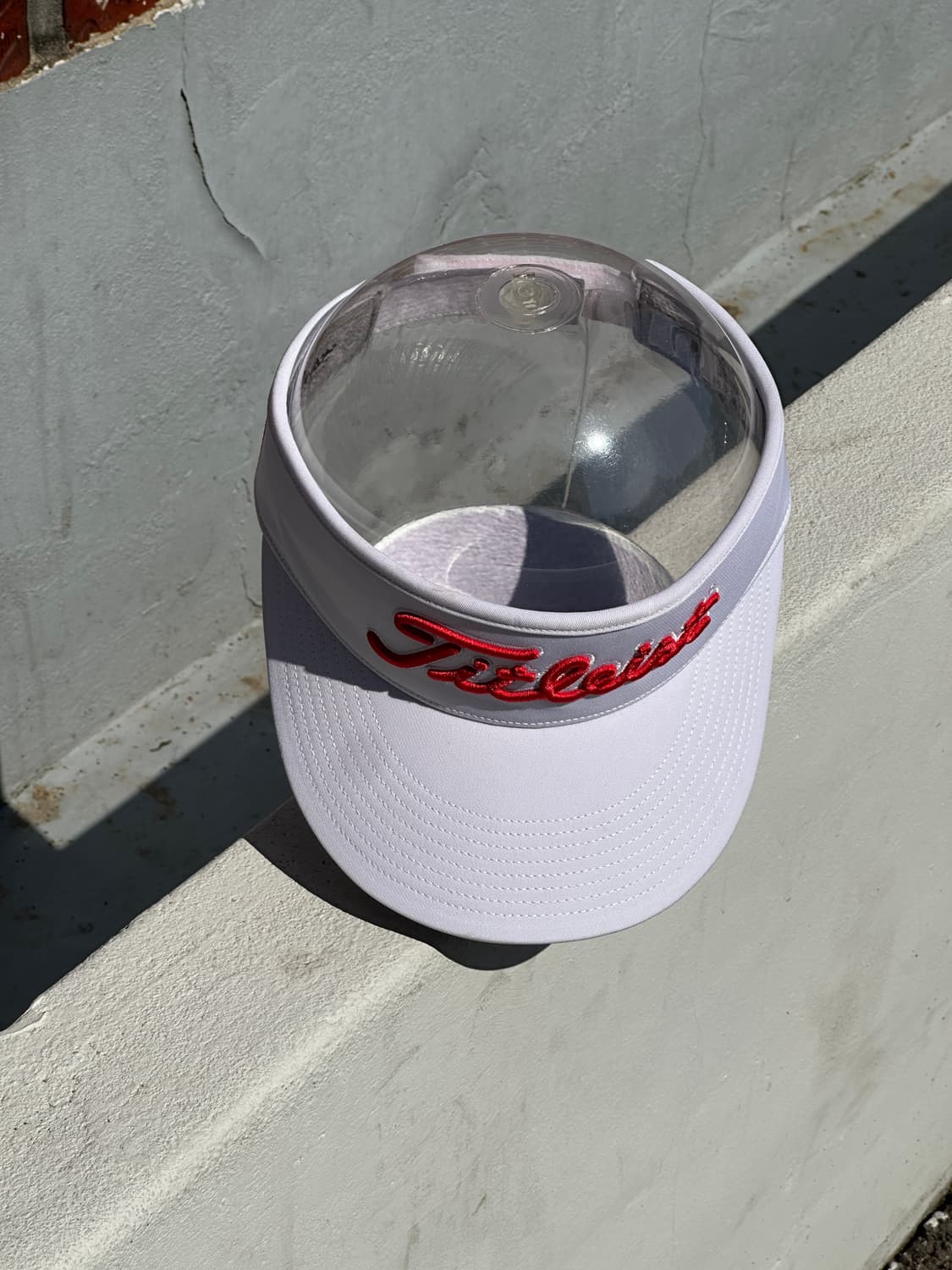 [F] 타이틀리스트 골프 화이트 썬바이저 썬캡 와이드 모자 상품이미지1