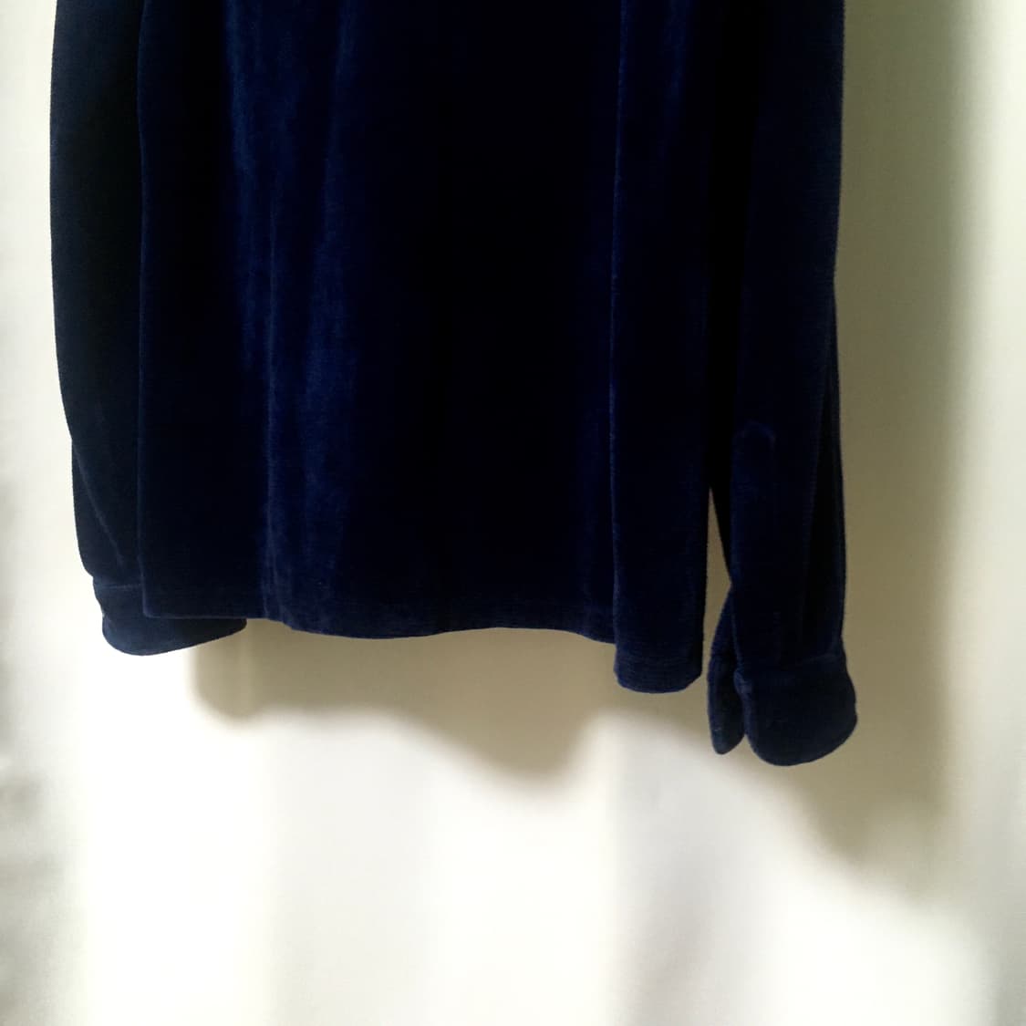 알마니 와이드 벨벳크랙 셔츠 상품이미지6