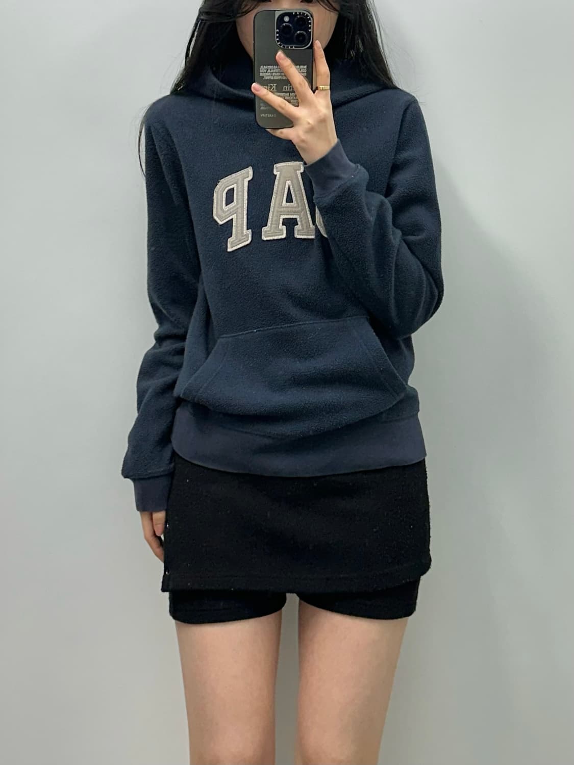 Gap 갭 네이비 플리스 후드티  상품이미지1