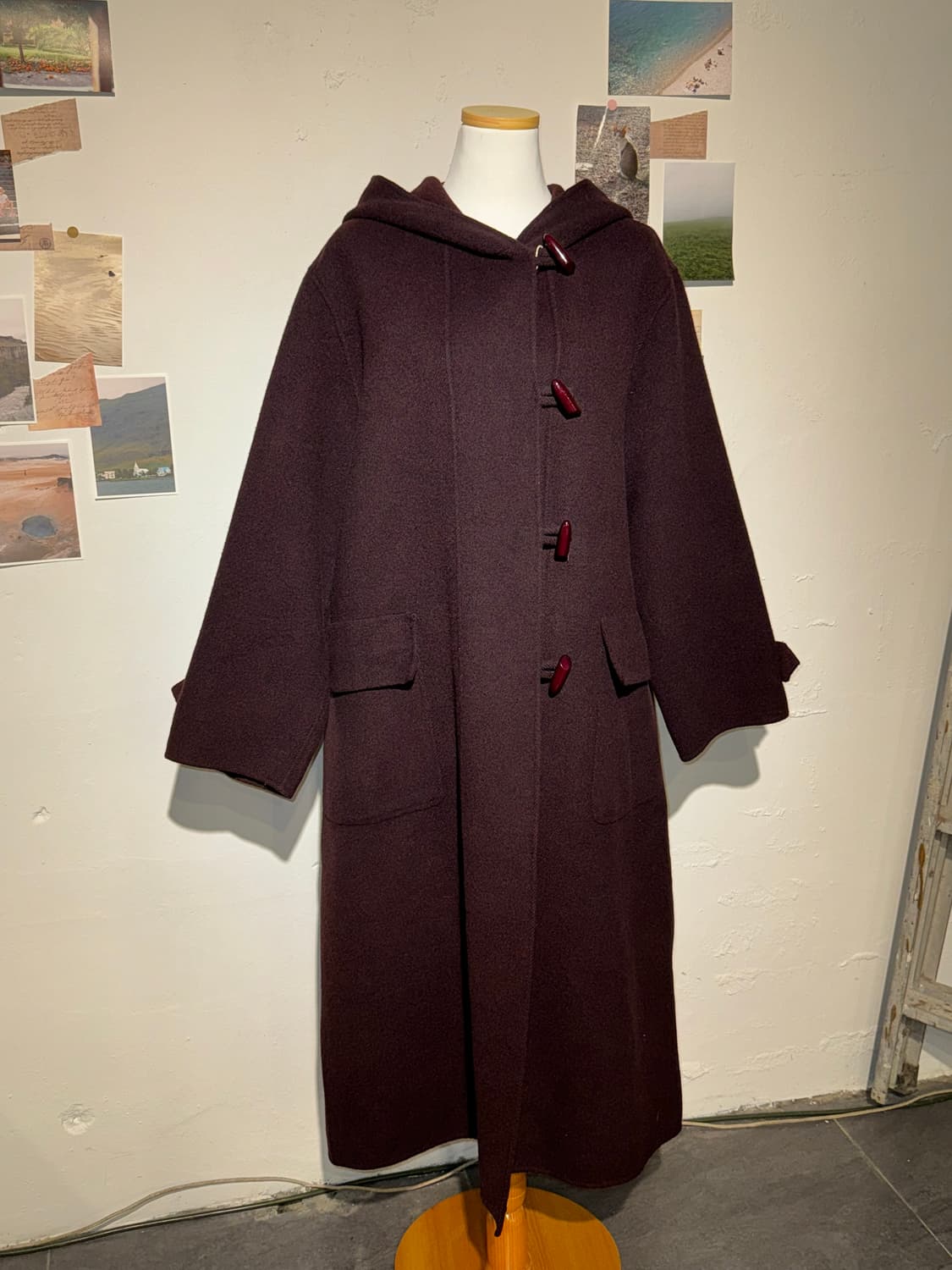 롱 후드 코트 상품이미지2