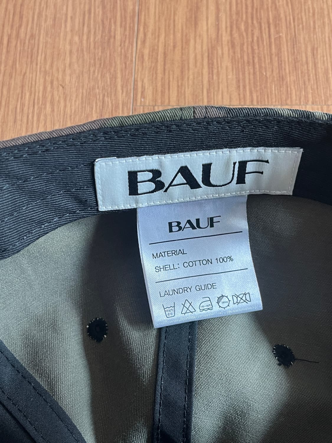 바우프 밀리터리 캡 모자 상품이미지2