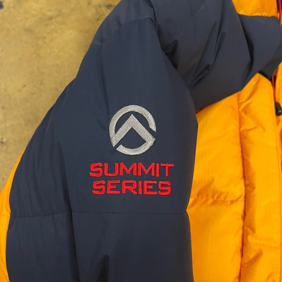 [정품/M] 노스페이스 써밋 600 옐로우 패딩 자켓 b10 상품이미지5