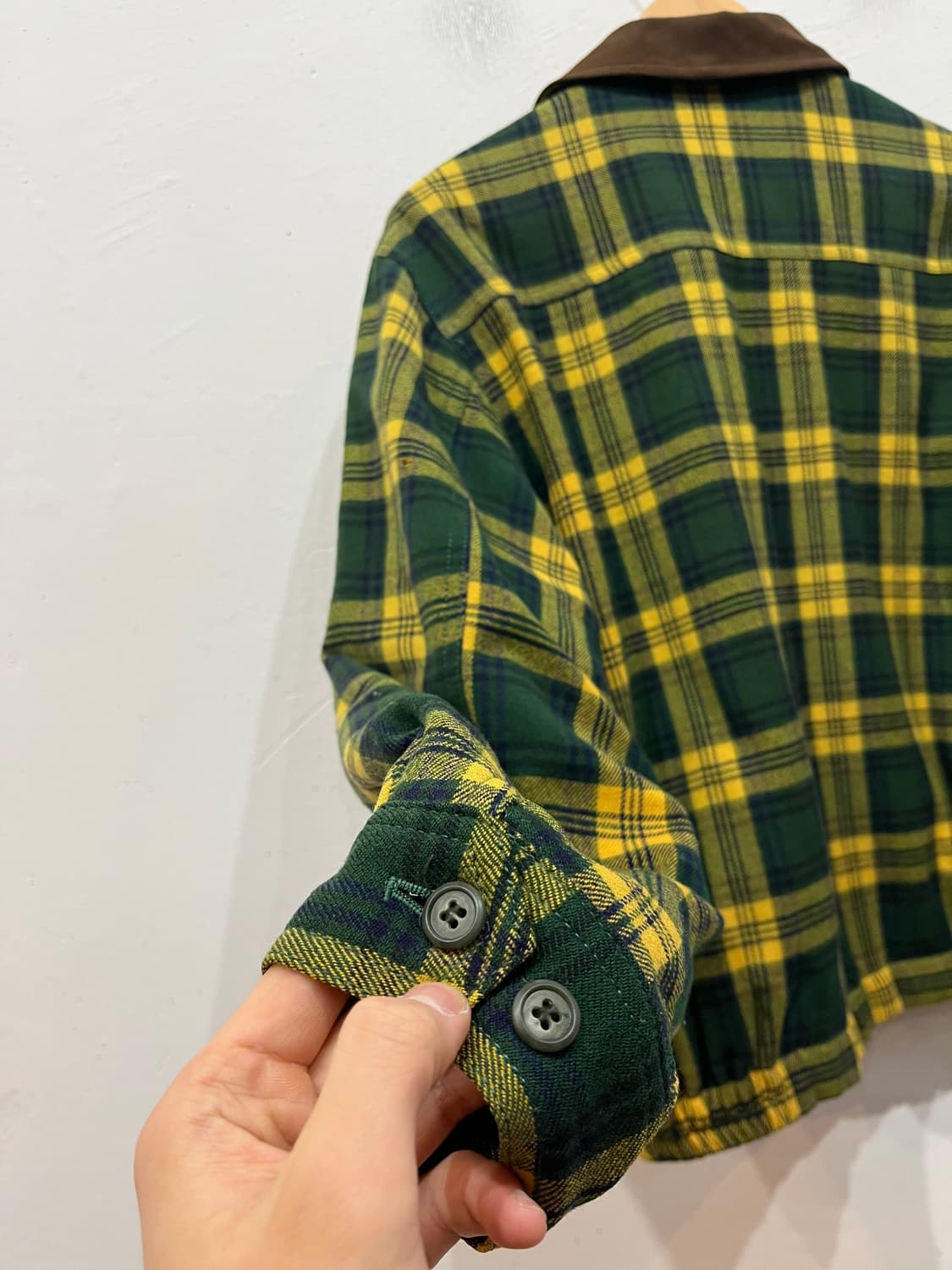 PERSONS 퍼슨스 클래식 체크 울 자켓 Made in JAPAN  상품이미지6