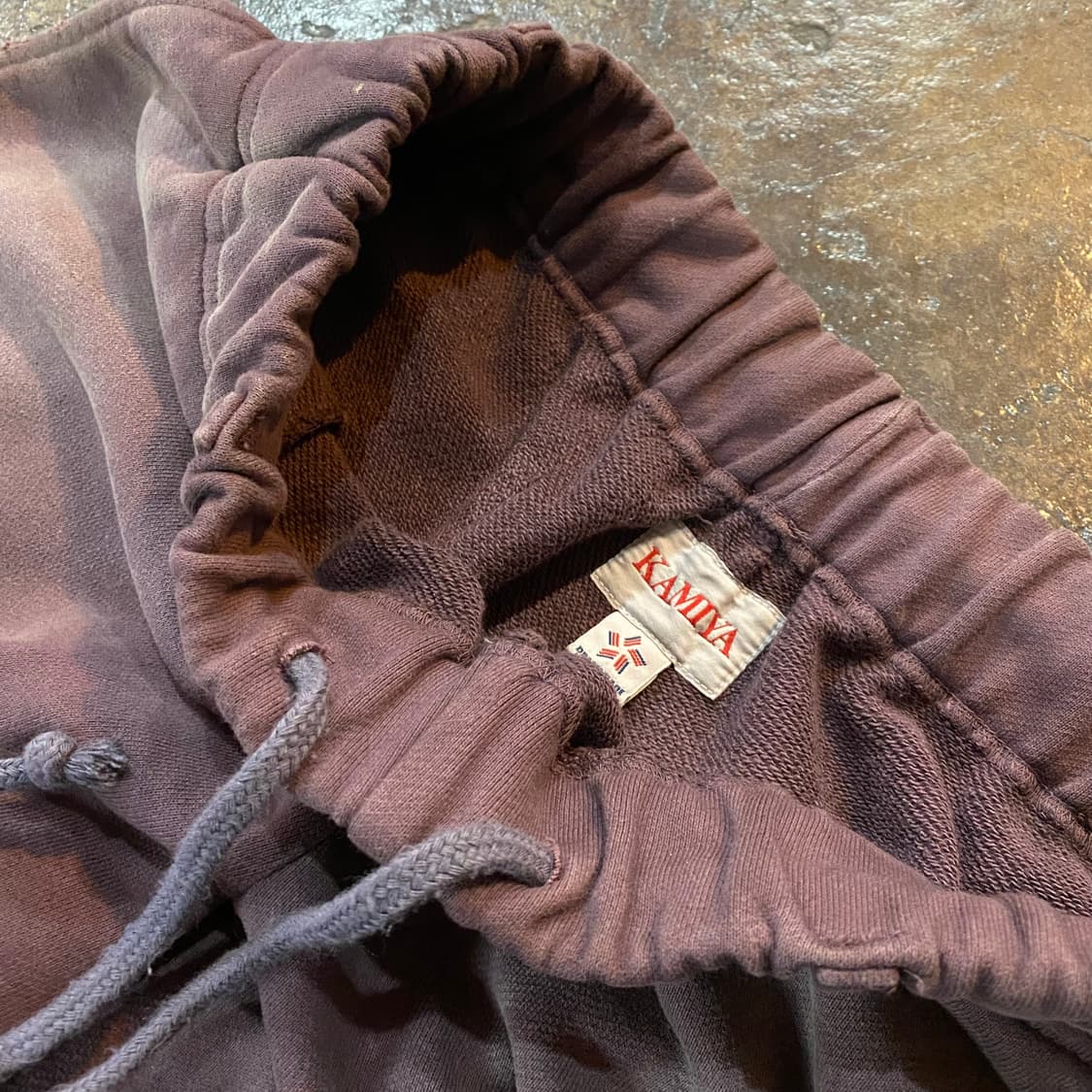 (M) 카미야 불꽃 프린팅 와이드 스웻팬츠 상품이미지4