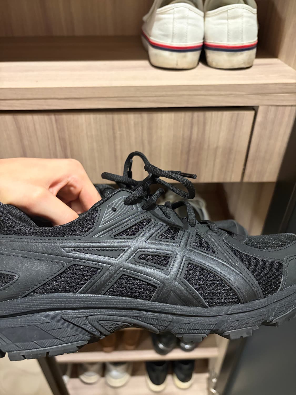 아식스 조그 100 T 블랙- 4E 엑스트라 와이드 상품이미지2