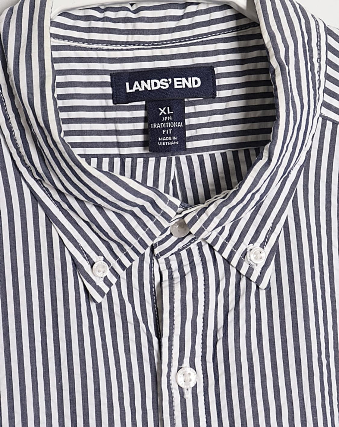 LANDS'END Seersucker Stripe Shirts 상품이미지3