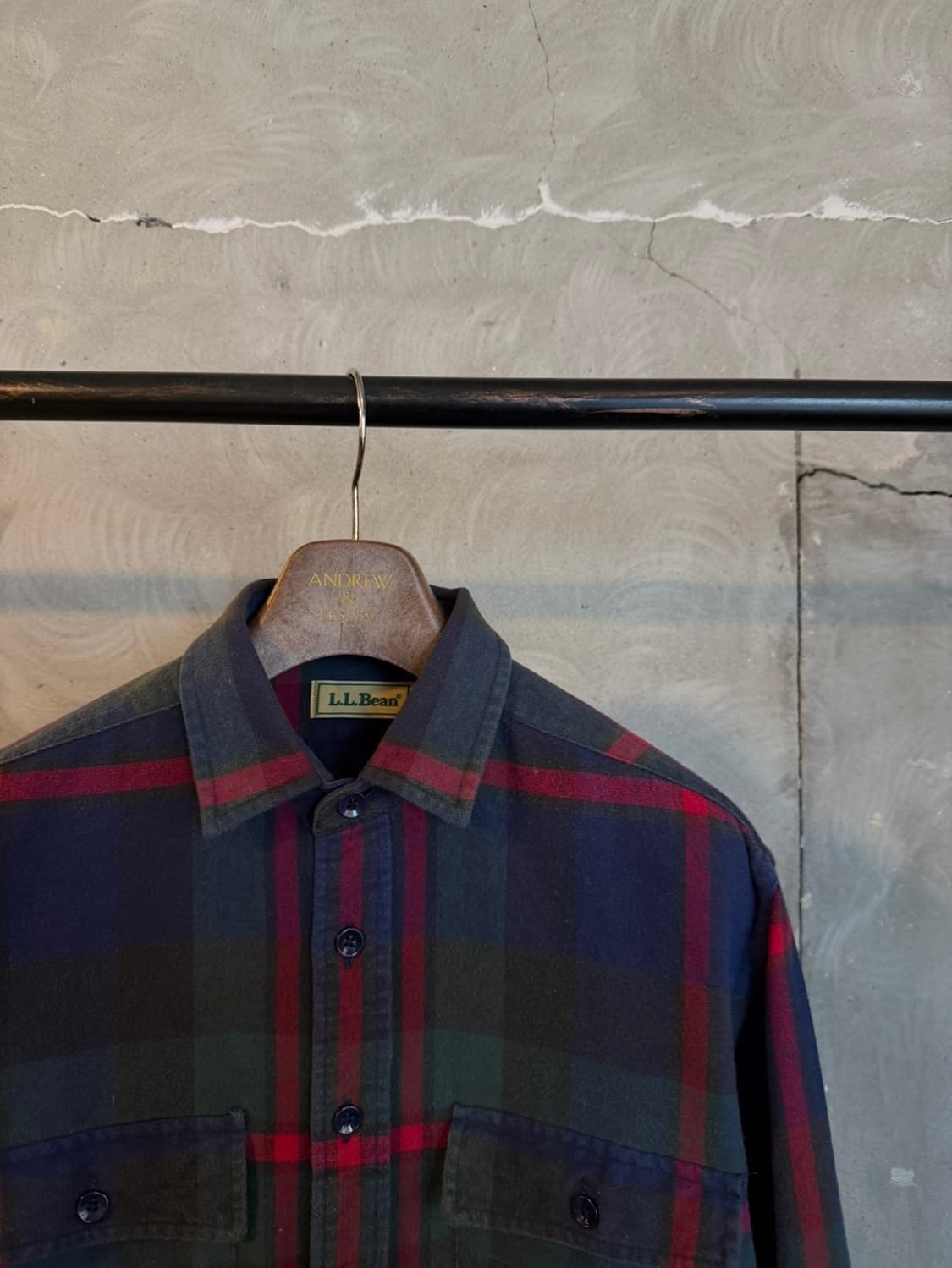 엘엘빈 플란넬 셔츠 100 상품이미지4