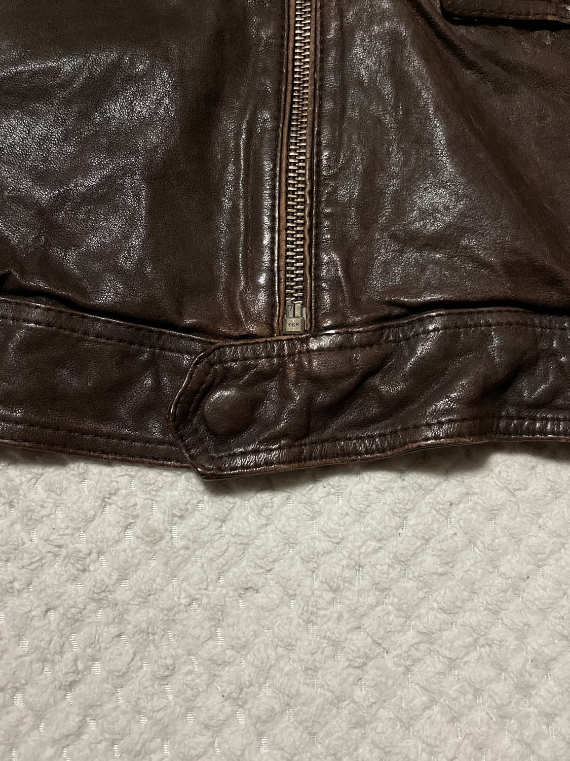 [48] PULF FICTION 레더파크 웨스턴 무드 양가죽 레더 자켓 상품이미지7