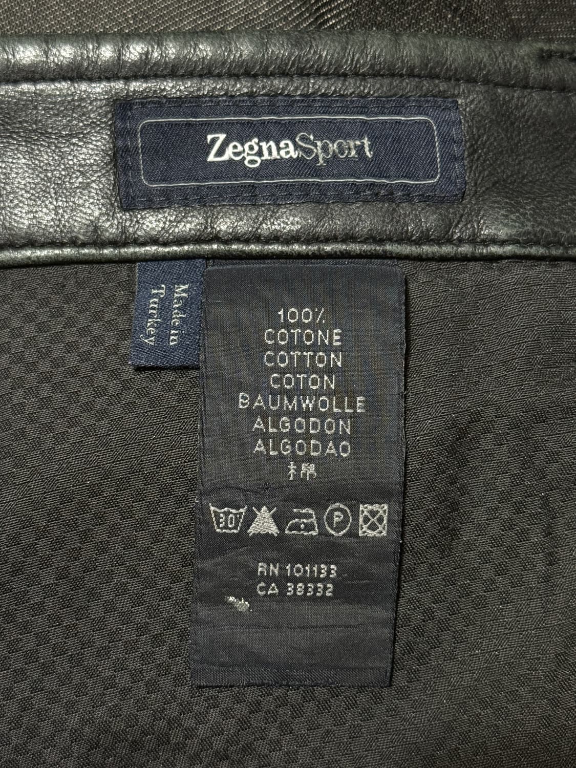 Zegna Sport - Leather Trim Denim 상품이미지5