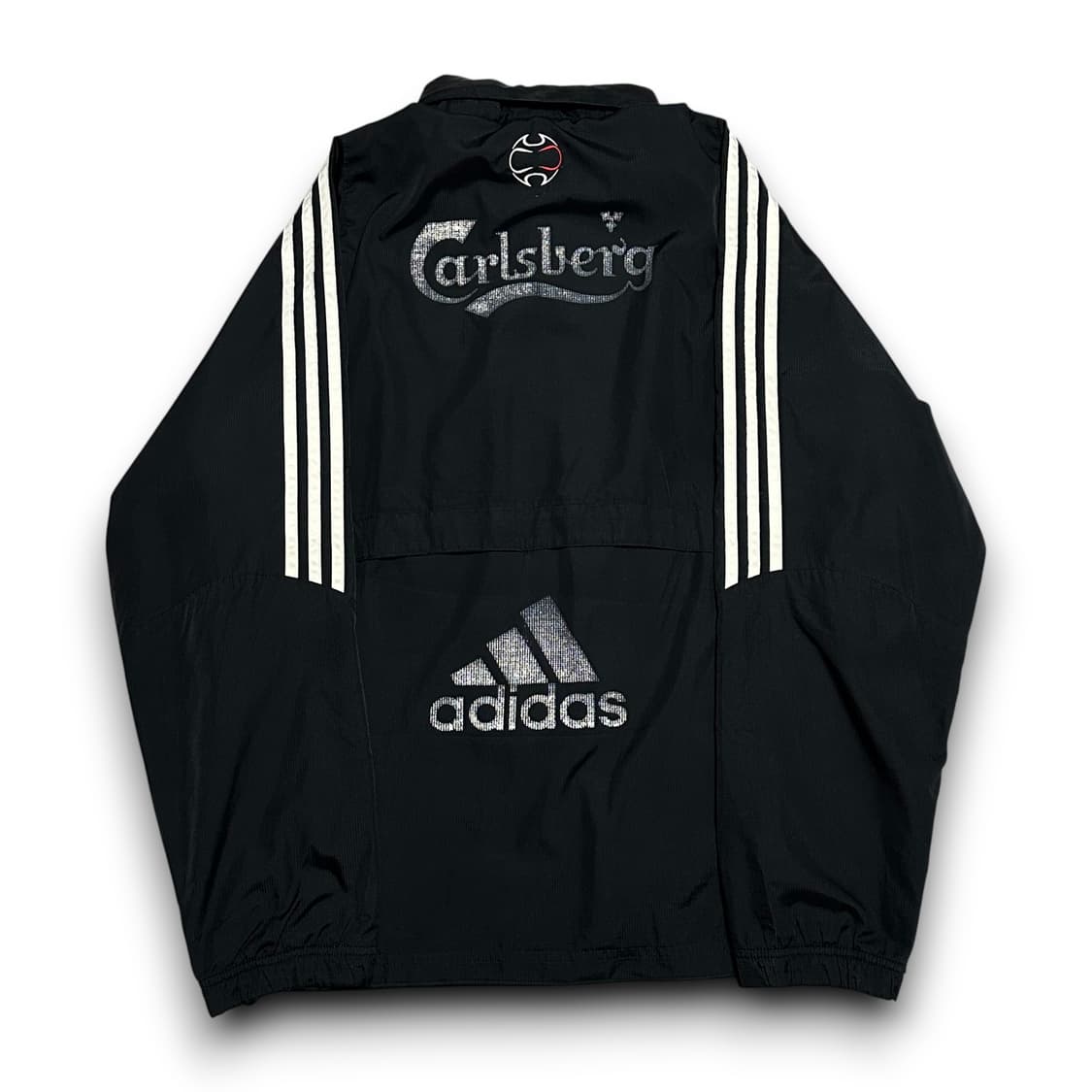 Adidas 리버풀 내장 후드 레드 파이핑 바람막이 상품이미지2