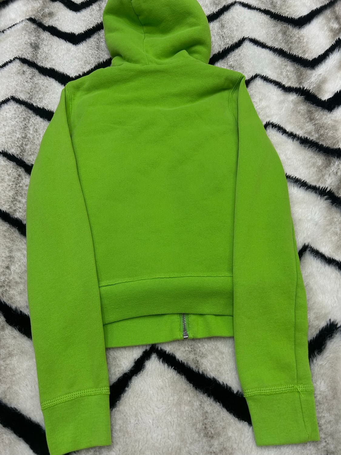 [S]홀리스터 쉐르파 숏 후드집업/그린 상품이미지4