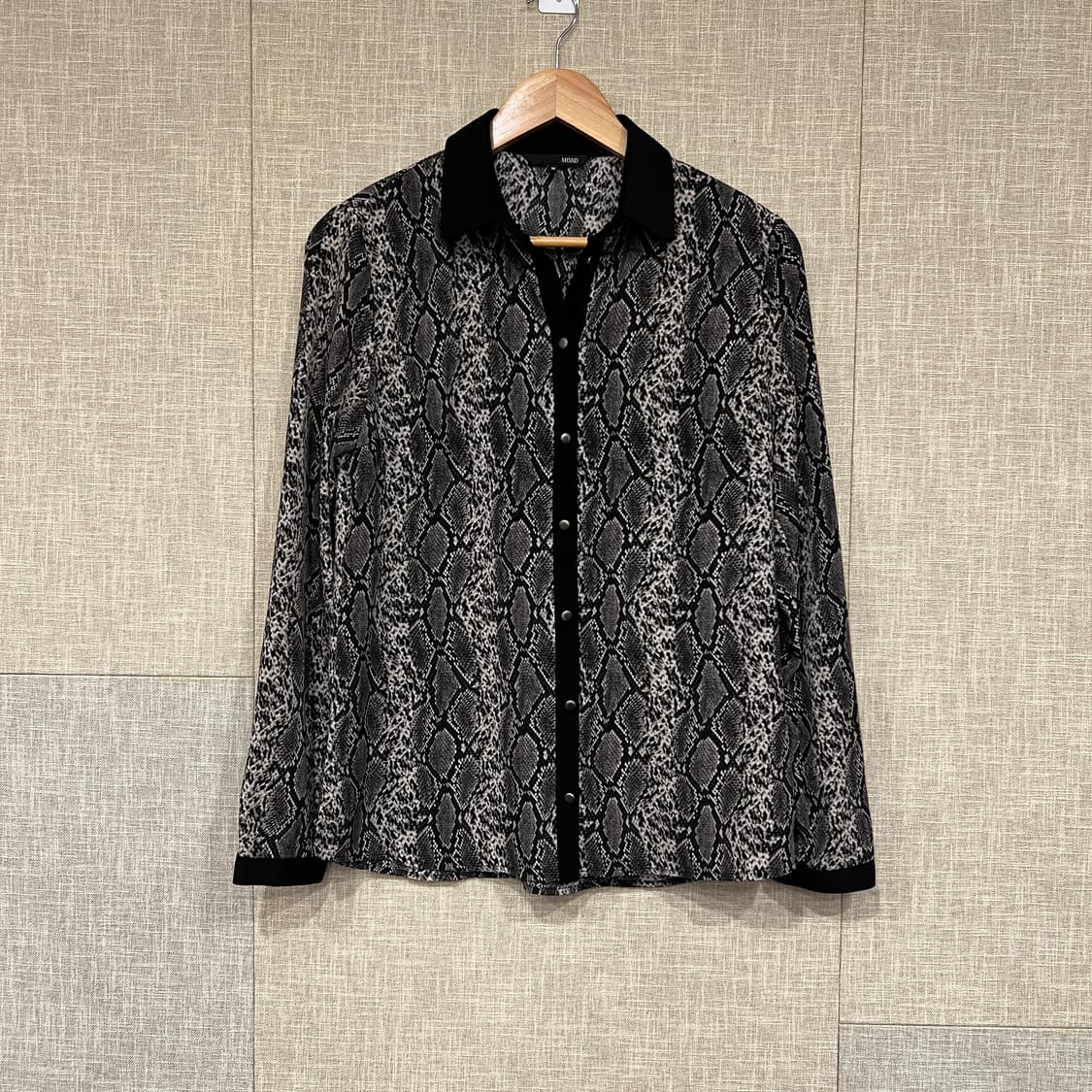 빈티지 파이톤 블라우스 (W) L 상품이미지2