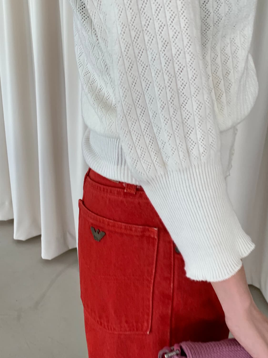 80-90's "ARMANI JEANS" - size 25-26 상품이미지2