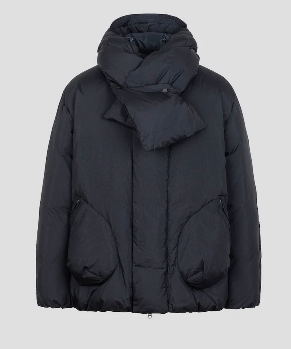 비이커 Muffler Down Puffer - Navy 상품이미지4