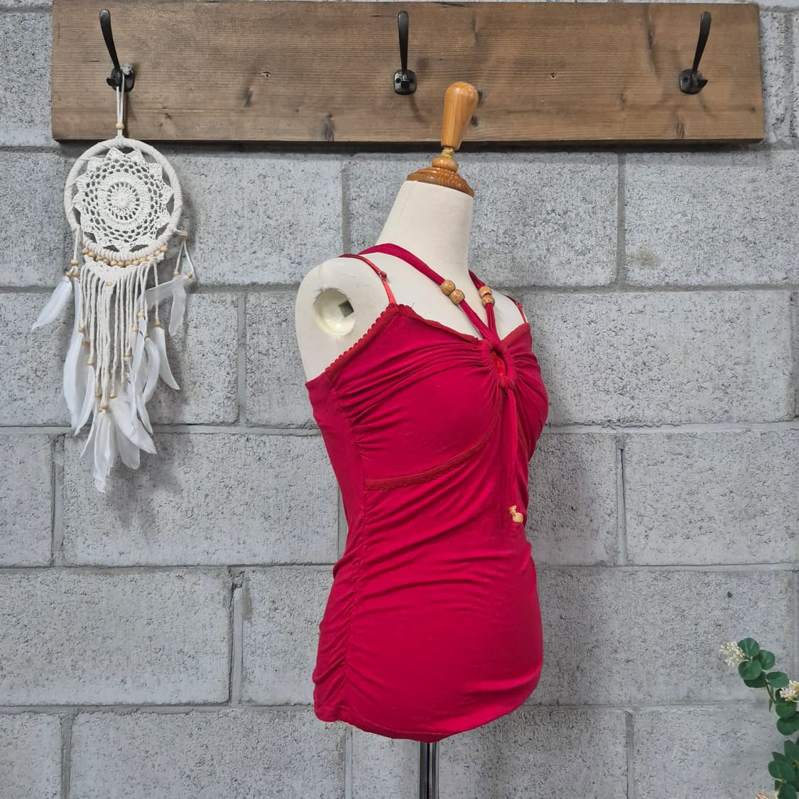 모르간 홀터넥 레드나시티 상품이미지3