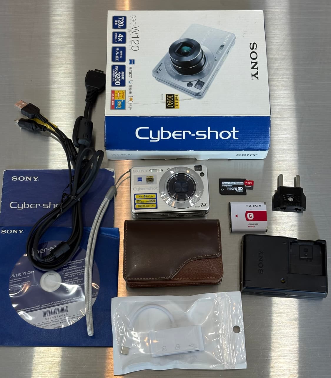 박스O)소니 사이버샷 dsc-w120 빈티지디카 상품이미지2