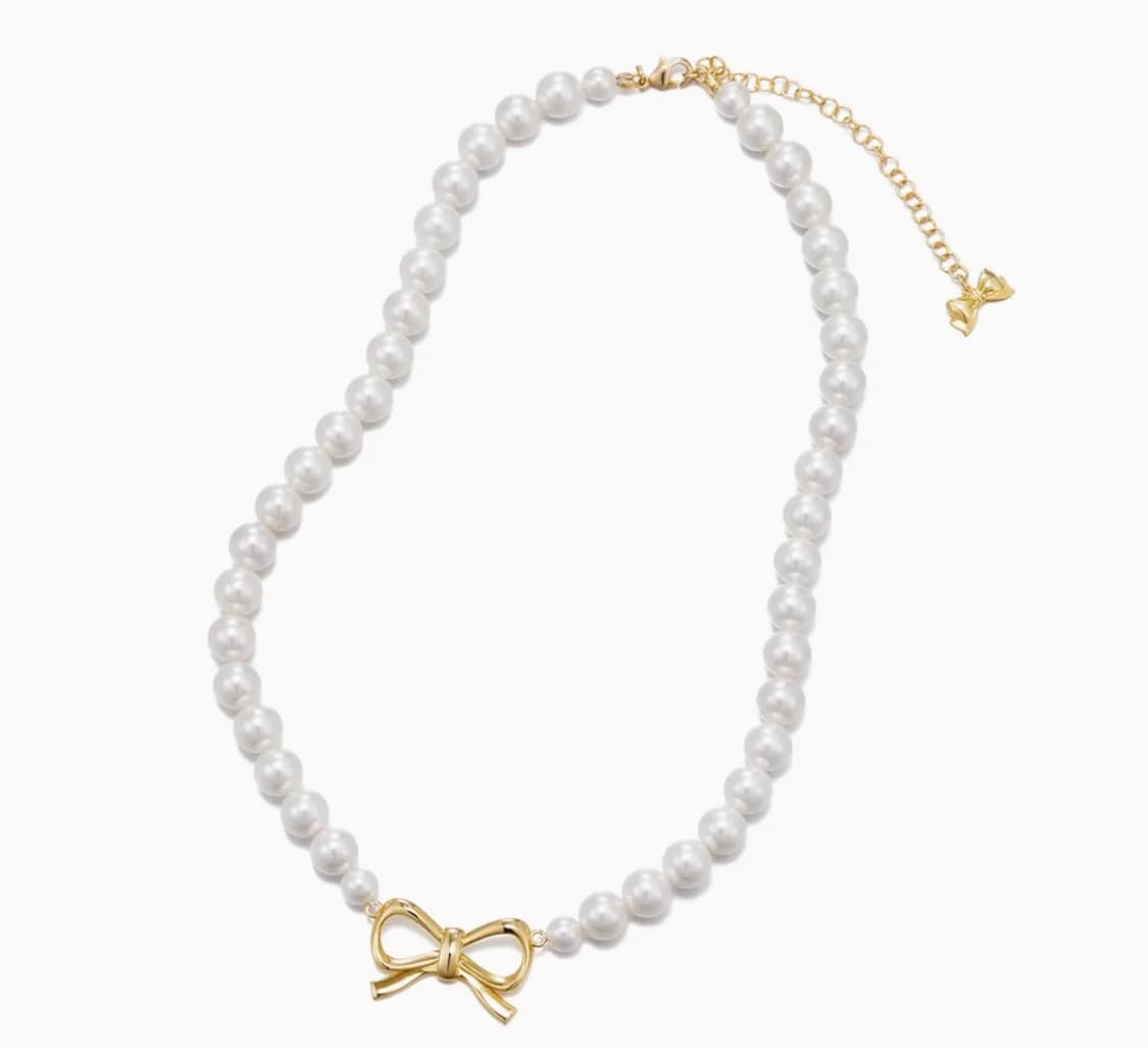 넘버링 #9701 진주리본목걸이 상품이미지1