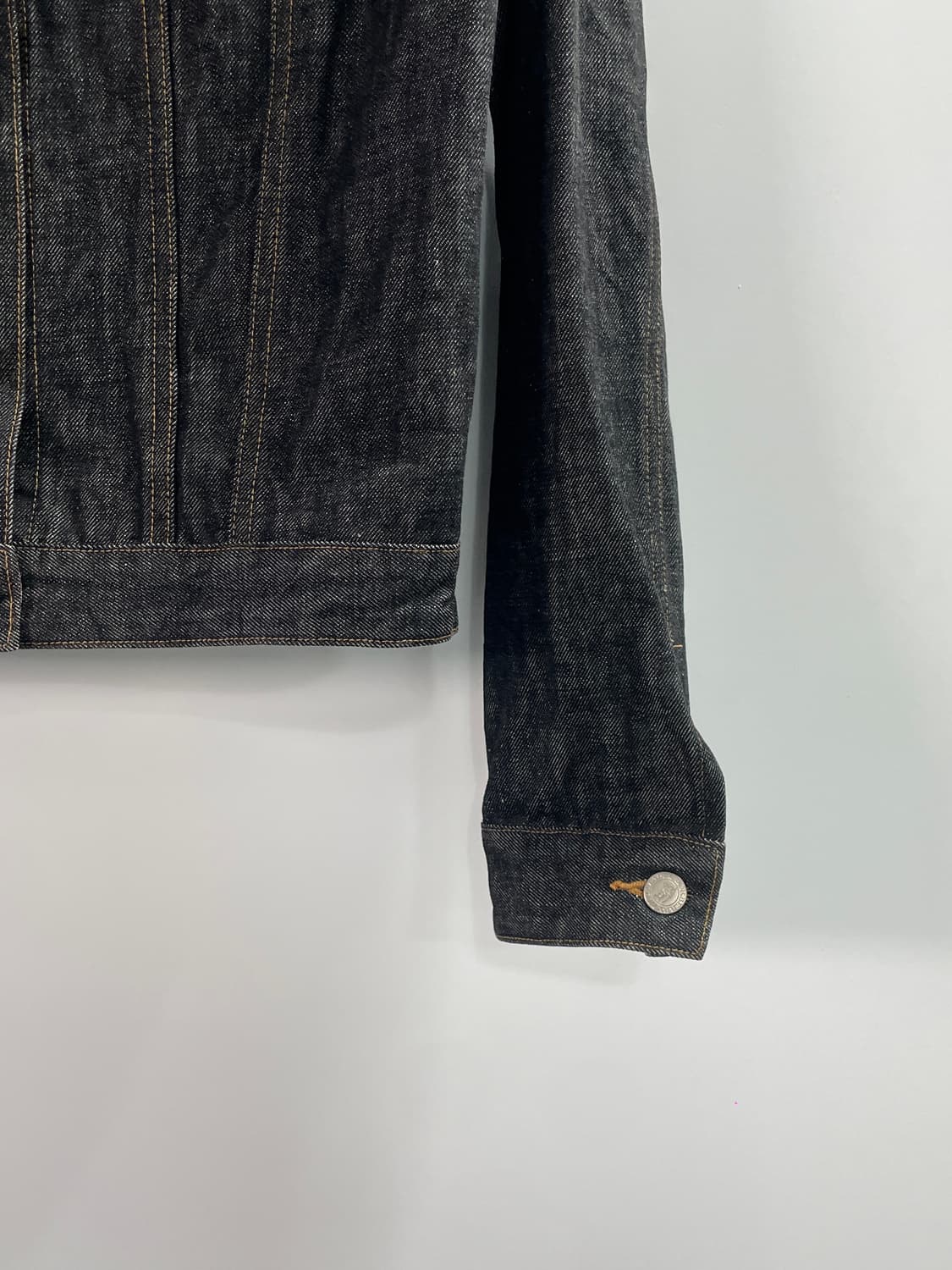 버버리 우먼스 노바체크 흑청 데님 자켓 (on.474) 상품이미지5