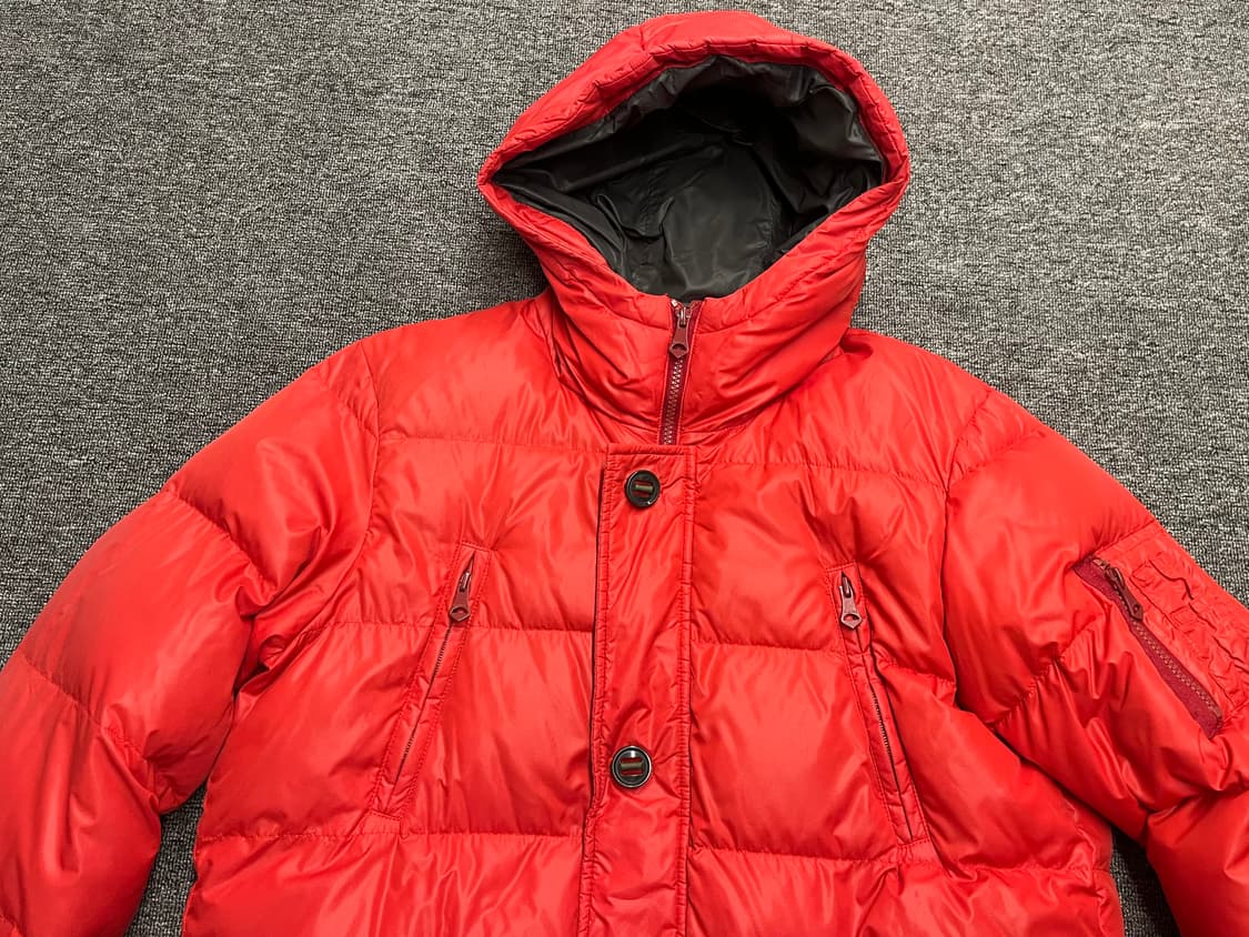 [95~100] 타케오키쿠치 레드컬러 다운패딩 XL  상품이미지2