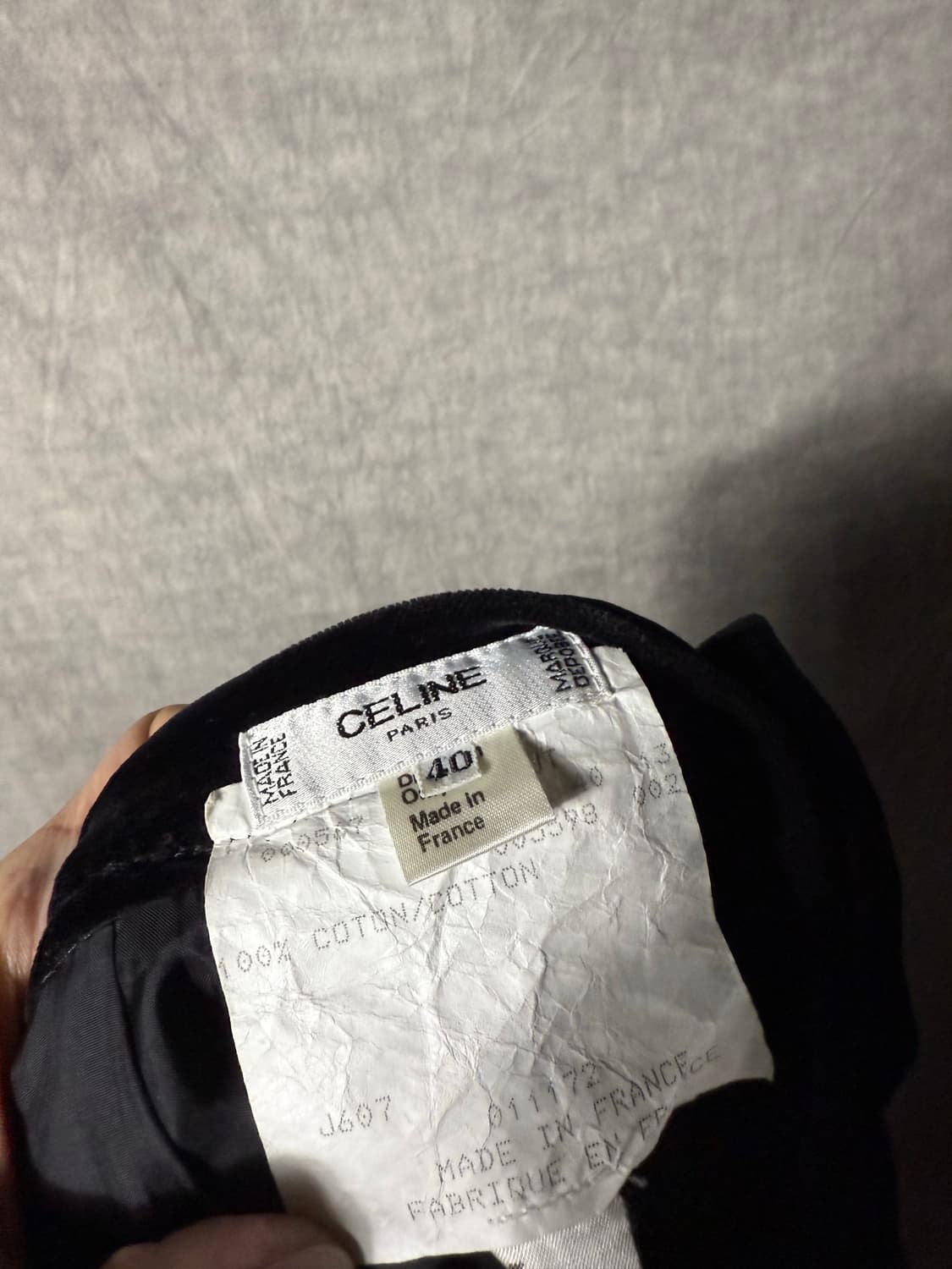 CELINE Velvet Skirt  상품이미지5