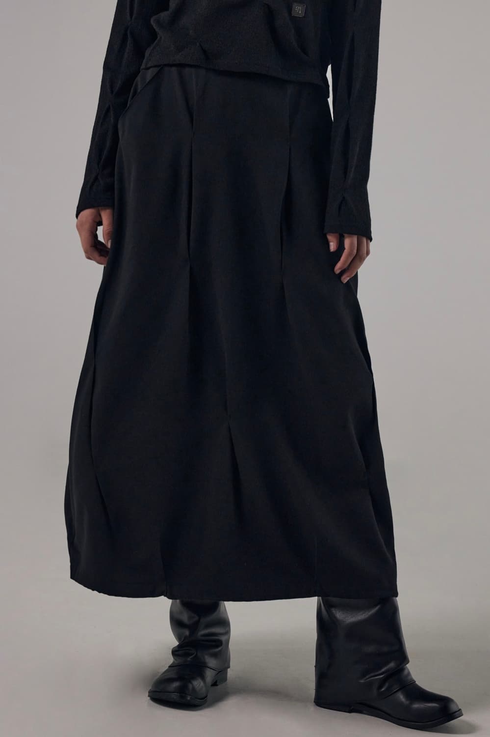 트리밍버드 플리츠 스커트 상품이미지1