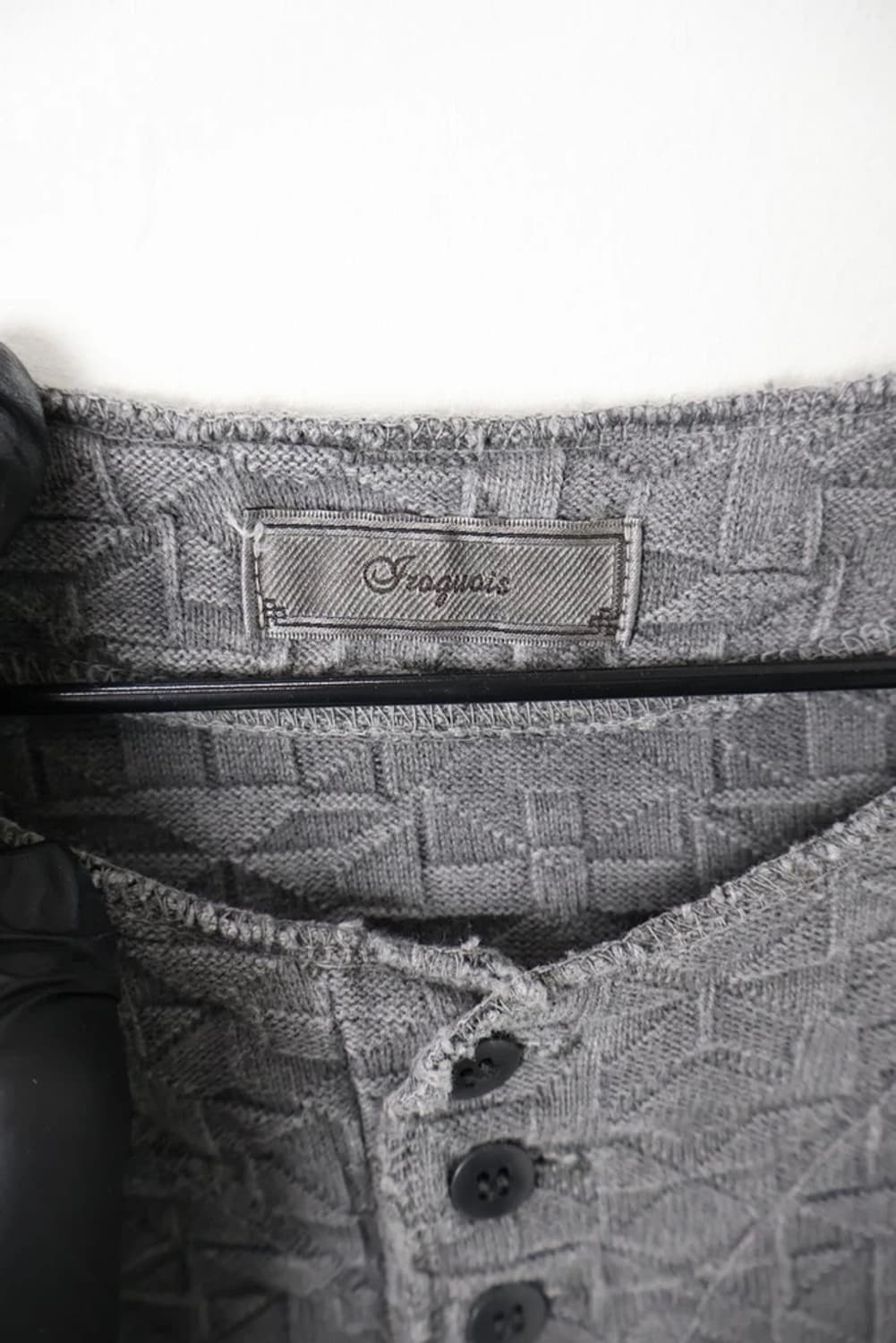 Spinns Textured Henley Neck Long Sleeve 상품이미지3